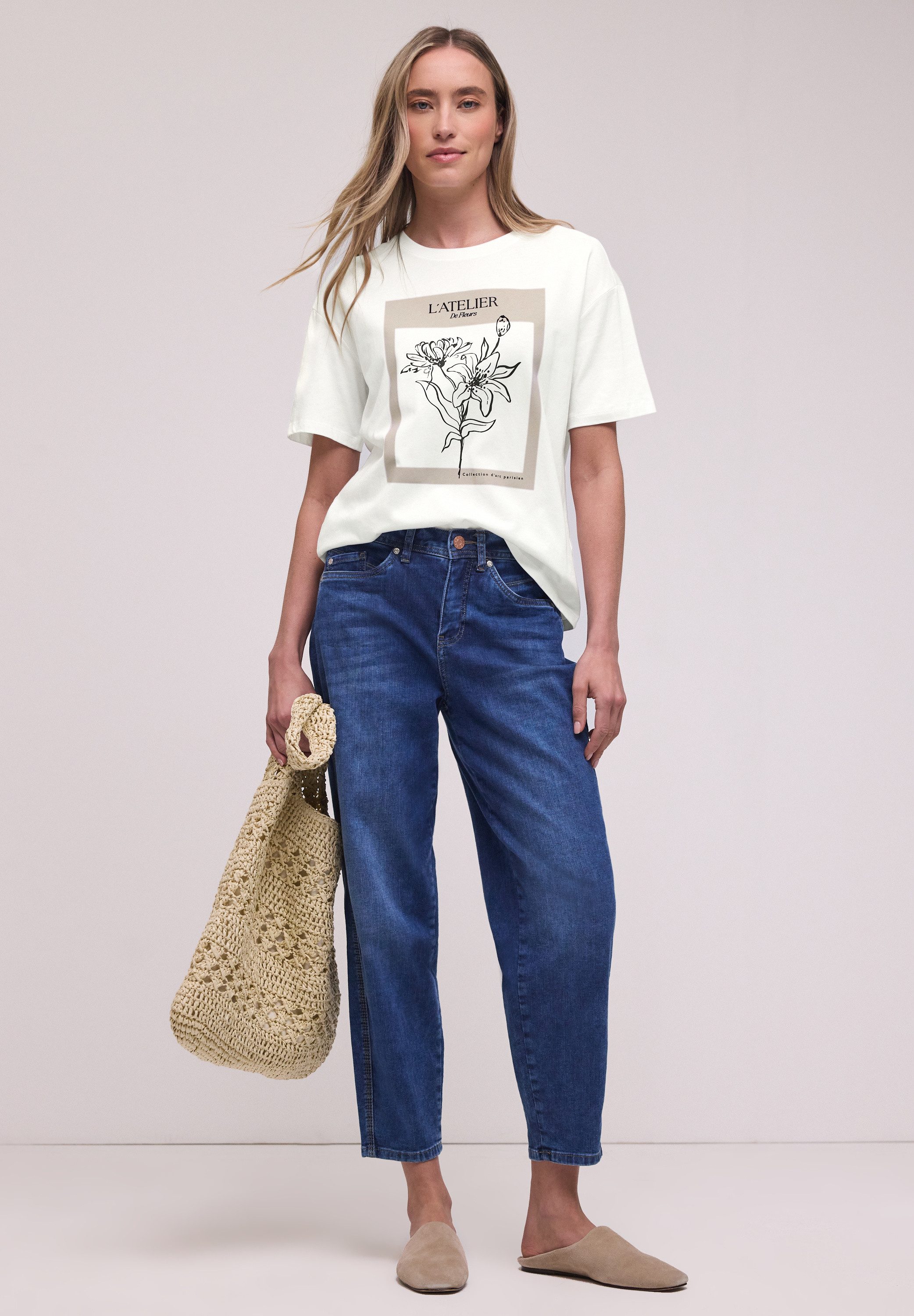 STREET ONE Print-Shirt Rundhalsausschnitt – Bild 3 von 5