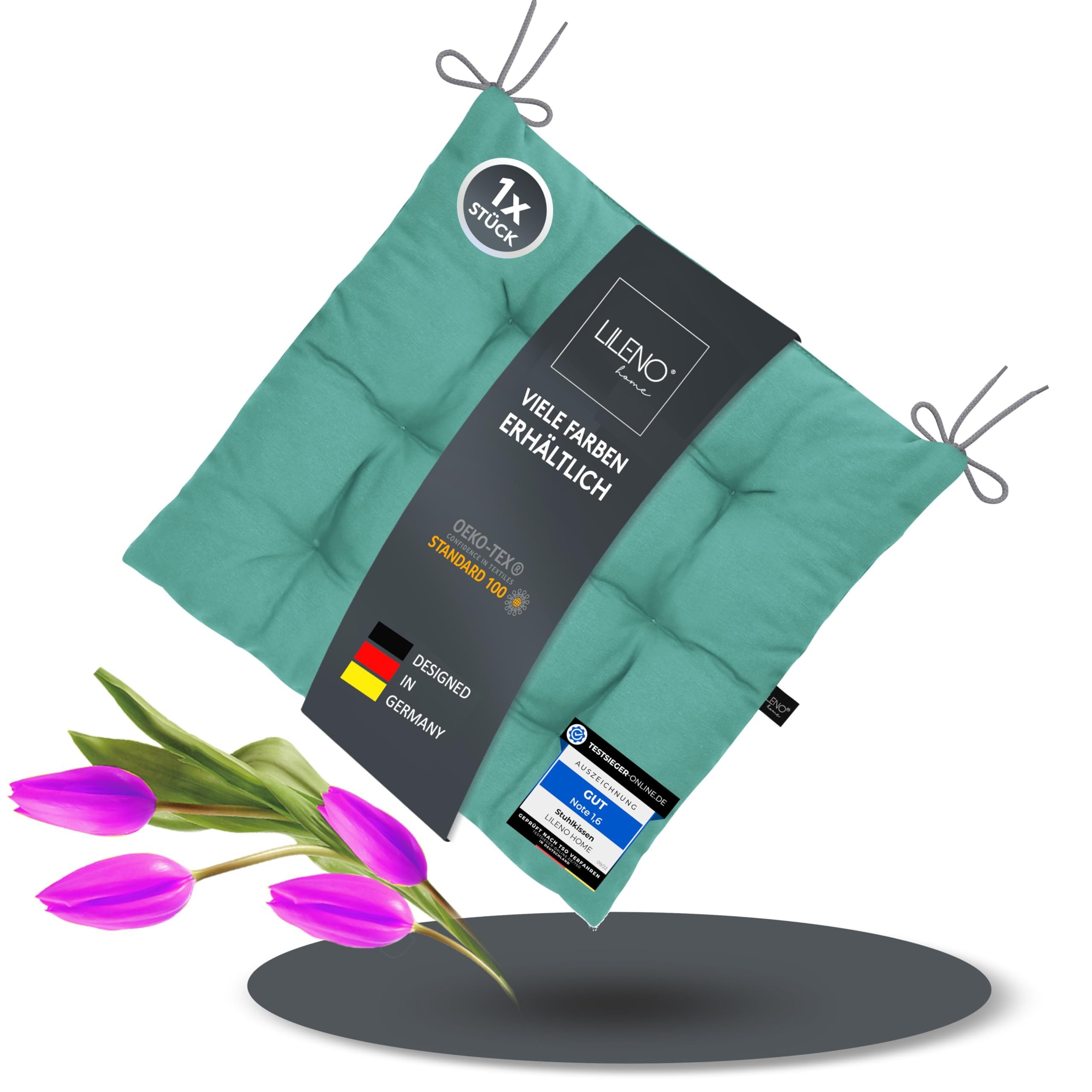 LILENO HOME Stuhlkissen Sitzkissen für Gartenstuhl, günstig online kaufen