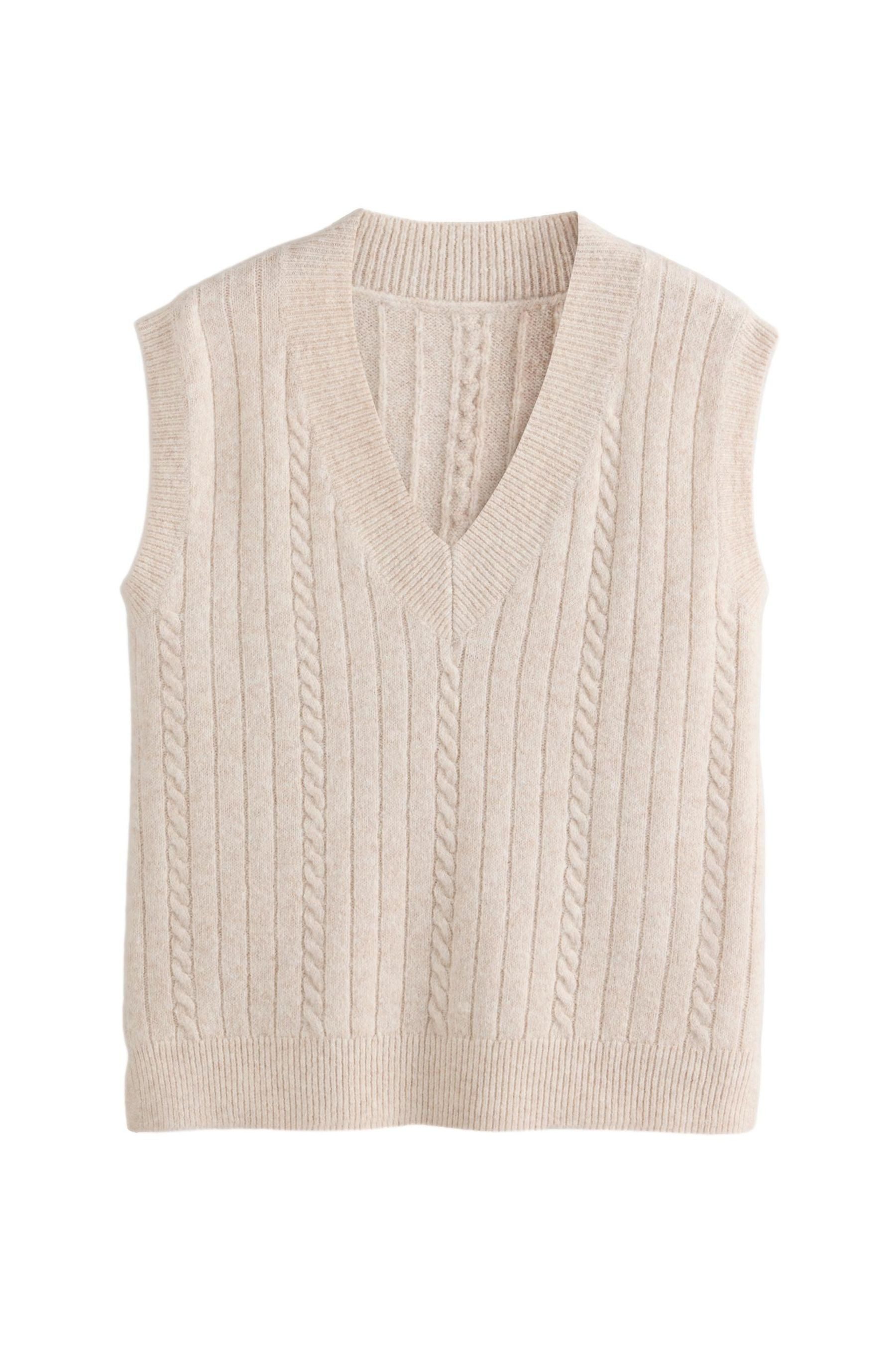 Next Stricktop Gestricktes Tanktop mit V-Ausschnitt günstig online kaufen