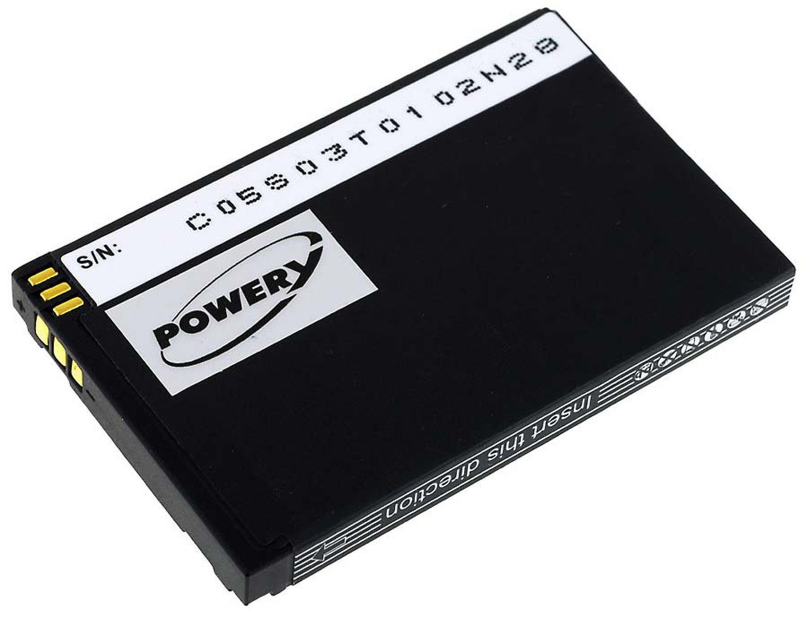 Powery Akku für Emporia Telme C96 Handy-Akku 1050 mAh (3.7 V)