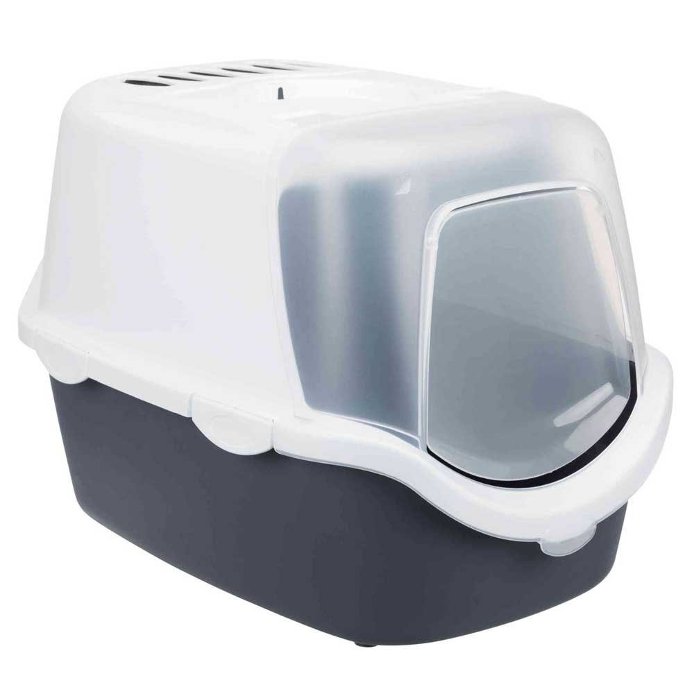 Katzentoilette Trixie Katzentoilette Vico Easy Clean Farbe: blaugrau/weiß