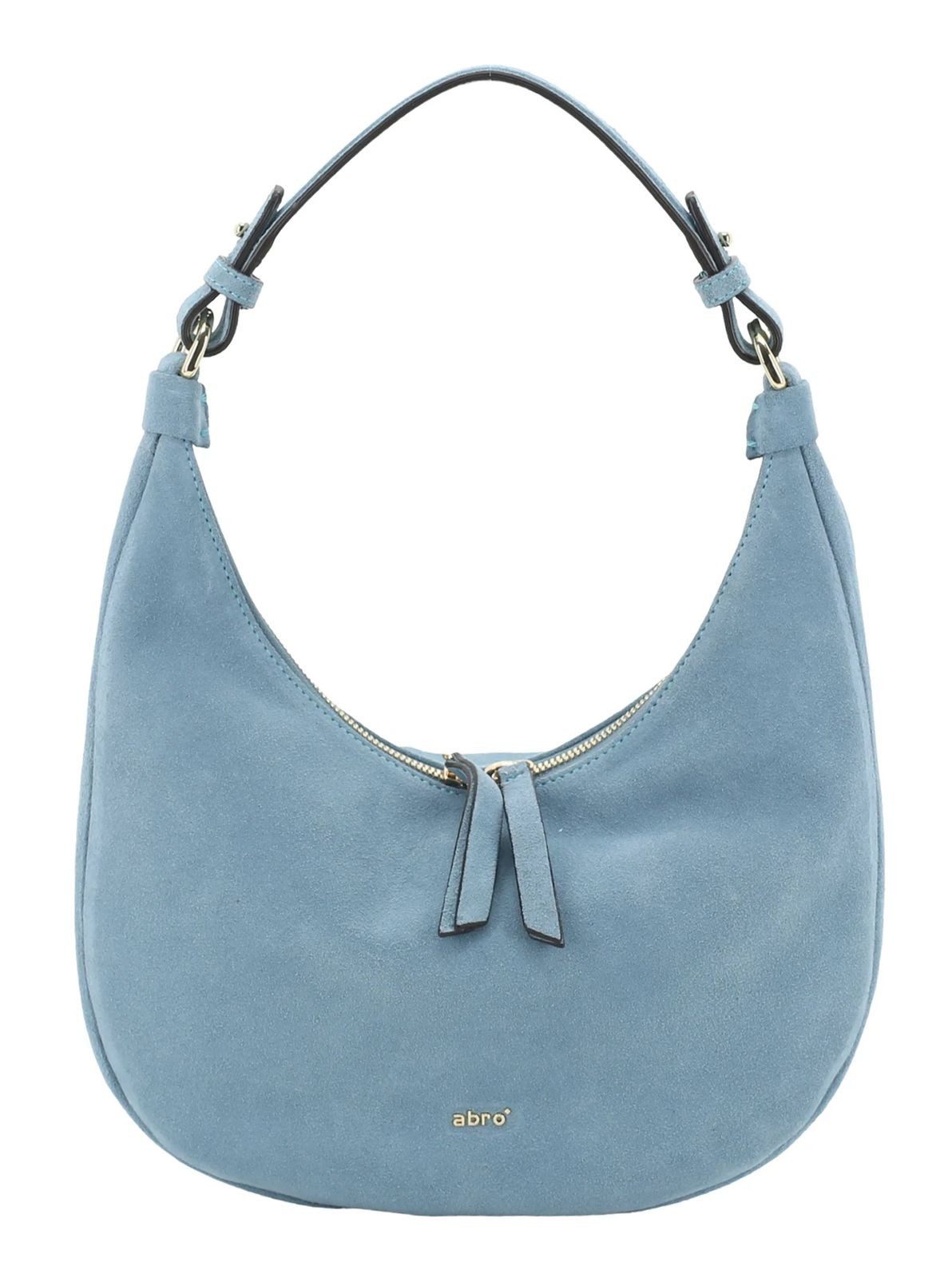 Abro Schultertasche Hobo Bag Nana Mini, aus echtem Leder