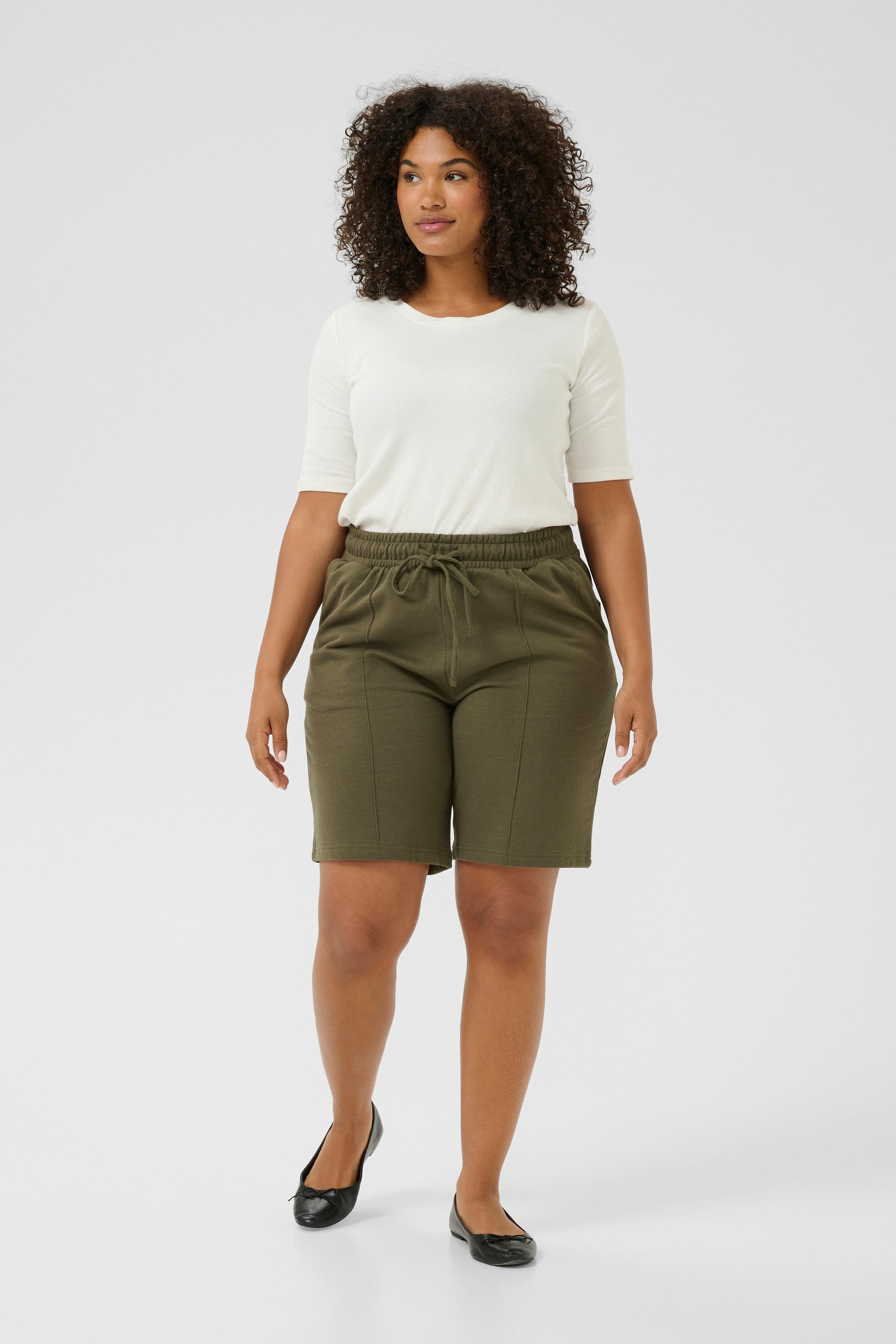 KAFFE Curve Shorts Shorts KCann Große Größen