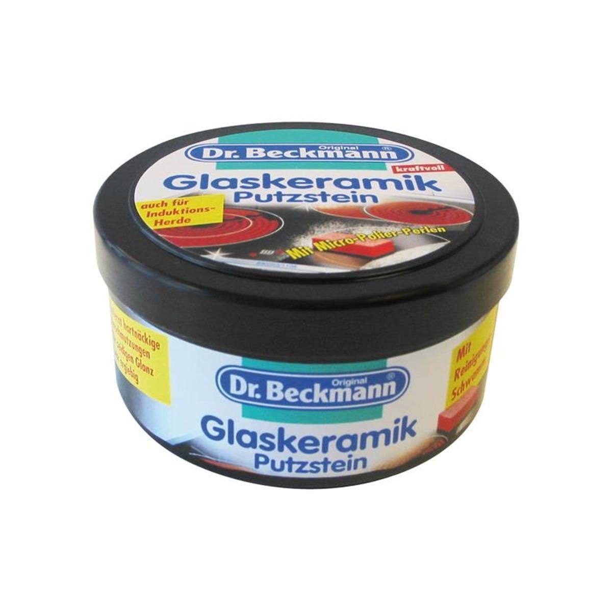Dr. Beckmann Dr. Beckmann Glaskeramik Putzstein 250g - Hemmt Neubefall Küchenreiniger