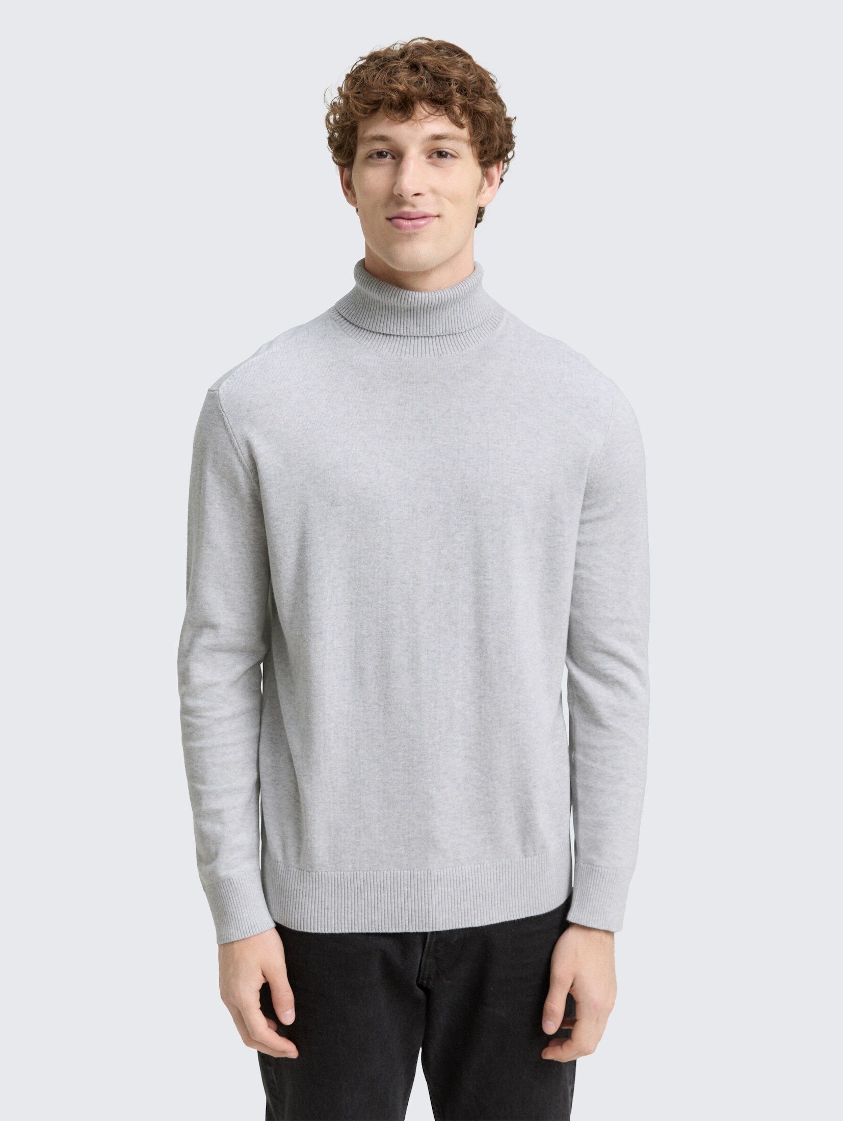 TOM TAILOR Denim Strickpullover Rollkragenpullover aus günstig online kaufen