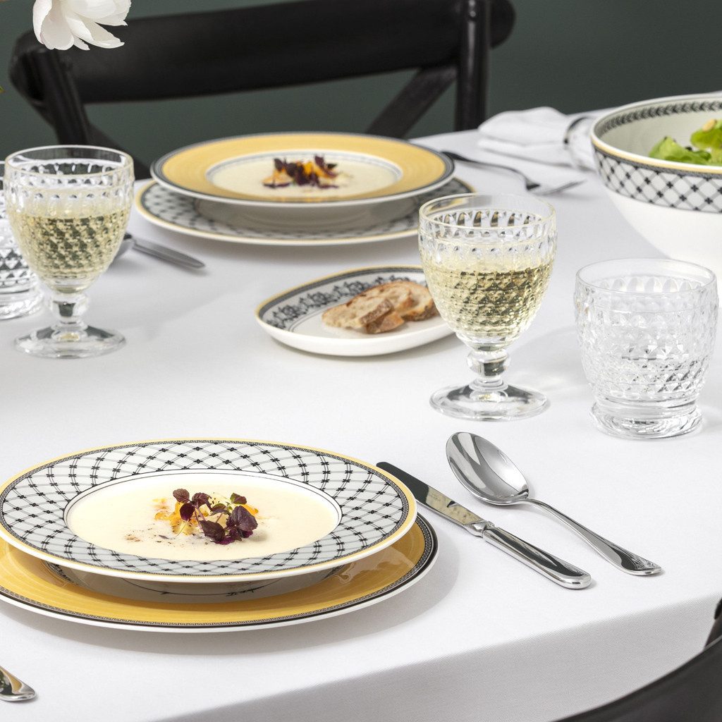 Villeroy & Boch Tumbler-Glas Boston Becher, 1-tlg., Glas, Kristallglas, 1 Stck, spülmaschinenfest, Made in Germany