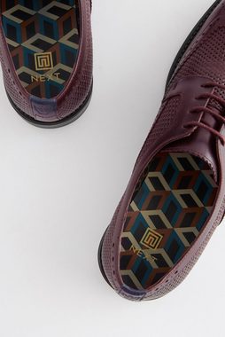 Next Geprägte Budapester aus Leder Schnürschuh (1-tlg)