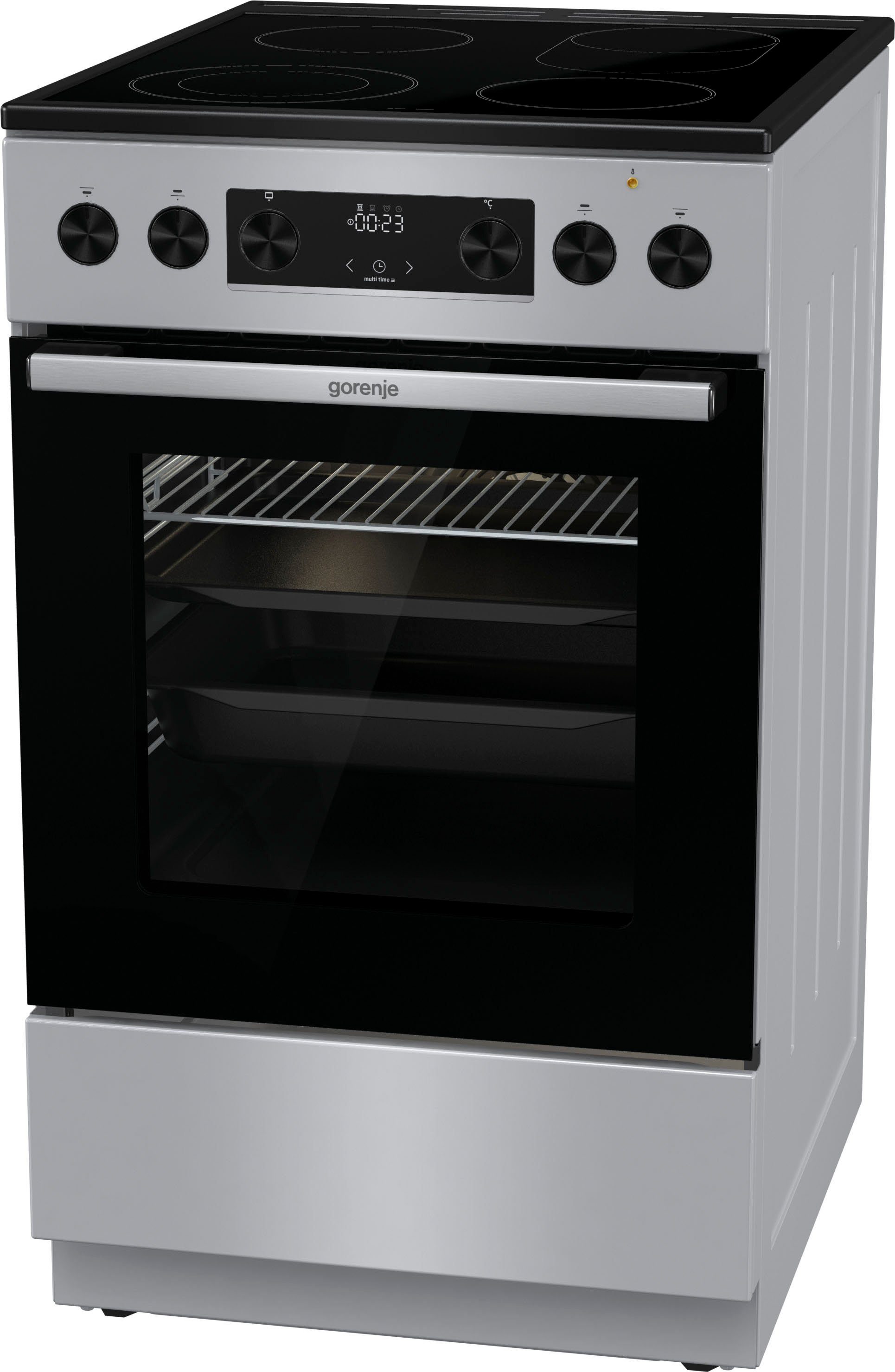 GORENJE Elektro-Standherd GECS5C7, Aqua Clean, Knusprig genießen – ganz ohne Extra-Kalorien - dank AirFry-Funktion