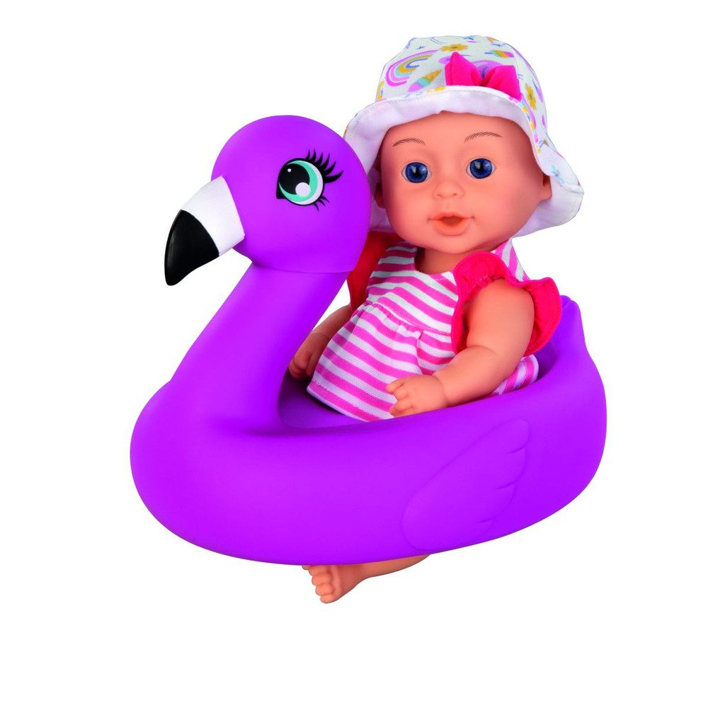 Babypuppe Besttoy - Luisa - Badebaby mit Schwimmring - ca. 25 cm - 1 Stück