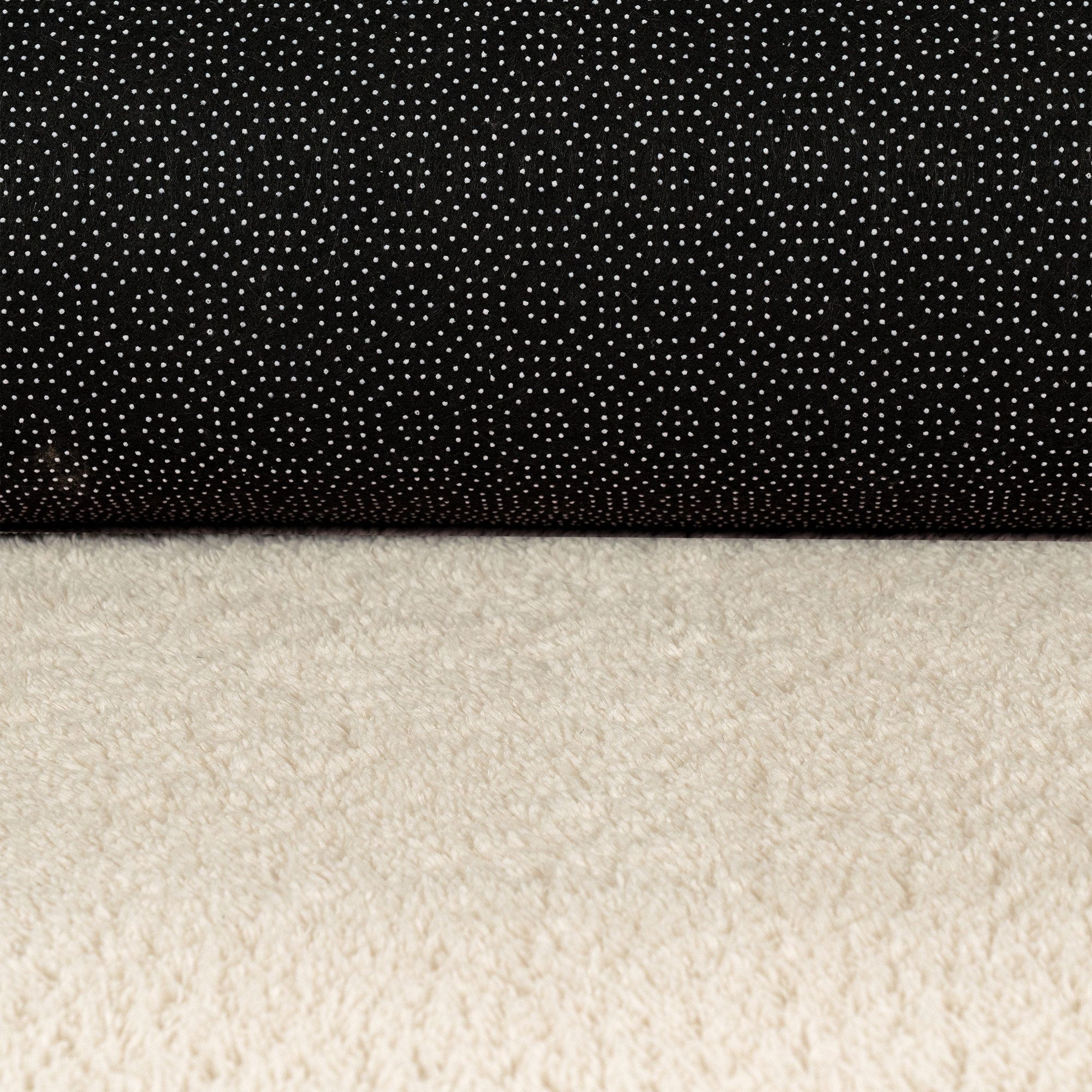 TeppichHome24 Teppich Weicher Creme Teppich pflegeleicht und waschbar, rechteckig – Bild 3 von 5