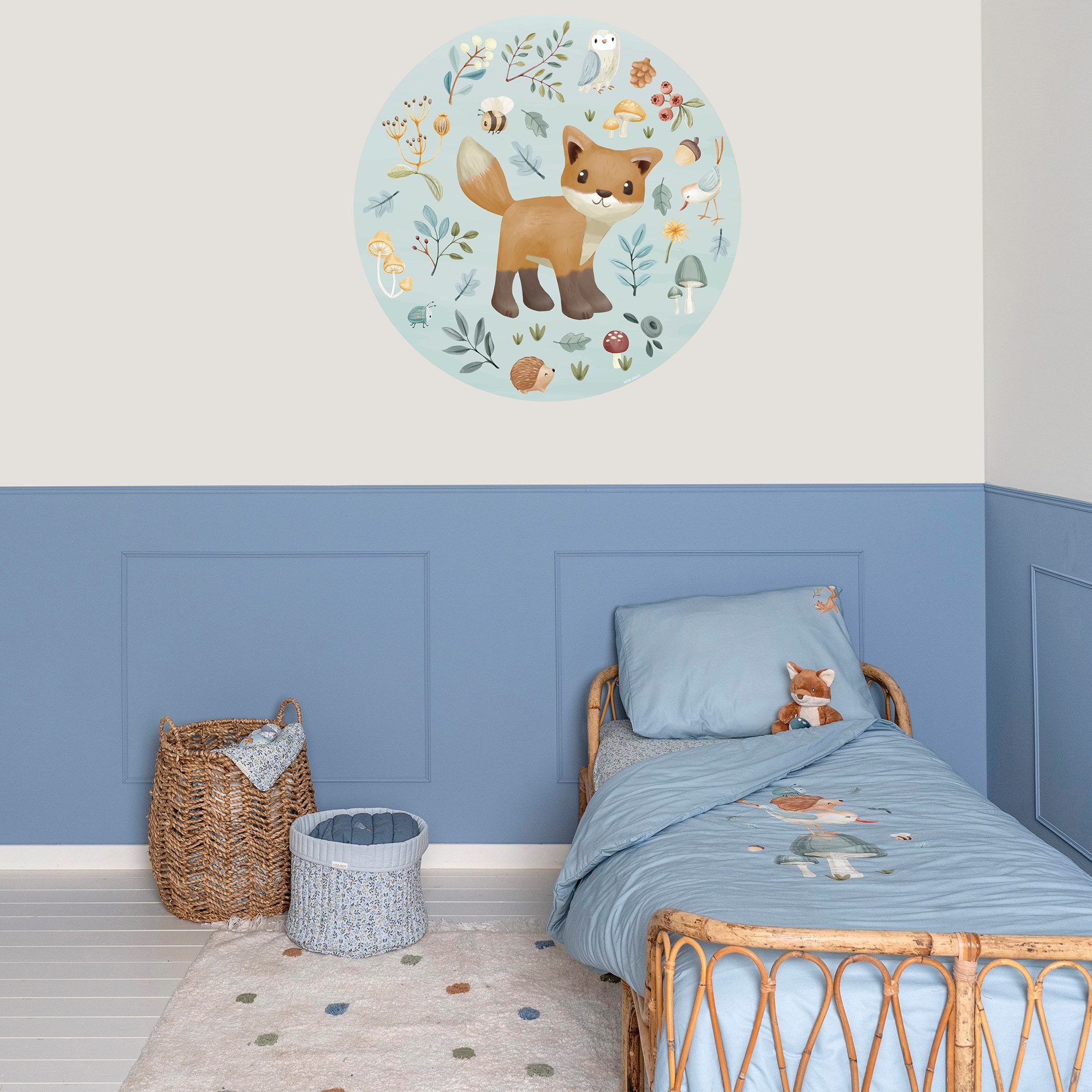 LITTLE DUTCH Wandtattoo Wandsticker XL Forest Friends (100x100cm) (1 St)