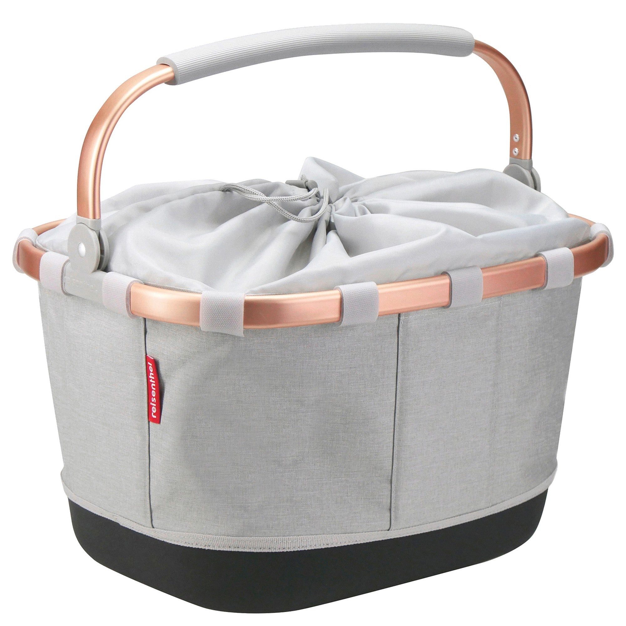 KlickFix Fahrradtasche reisenthel Carrybag GT 24 - Gepäckträgerkorb (UniKlip 2) (twist sky