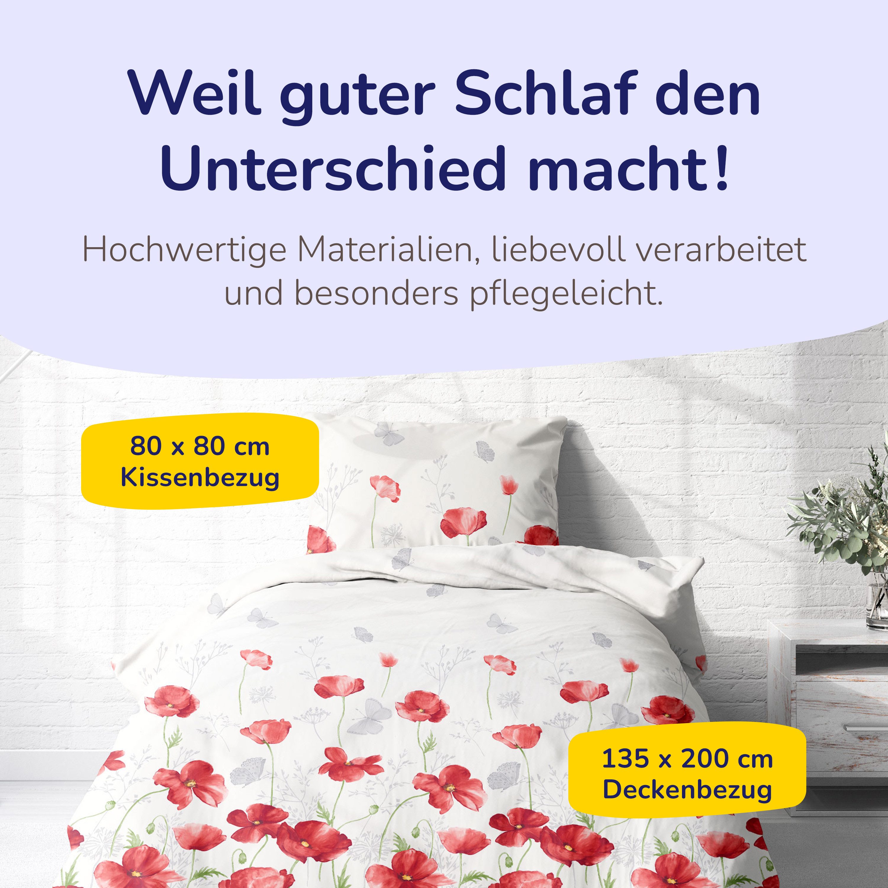 Träumschön Bettwäsche Premium Bettwäsche 135x200 oder günstig online kaufen