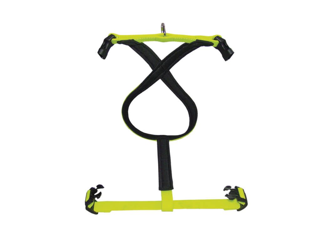 Nobby Hunde-Geschirr Nobby Komfort Geschirr "Cover" neon-orange Bauch: 30-40cm