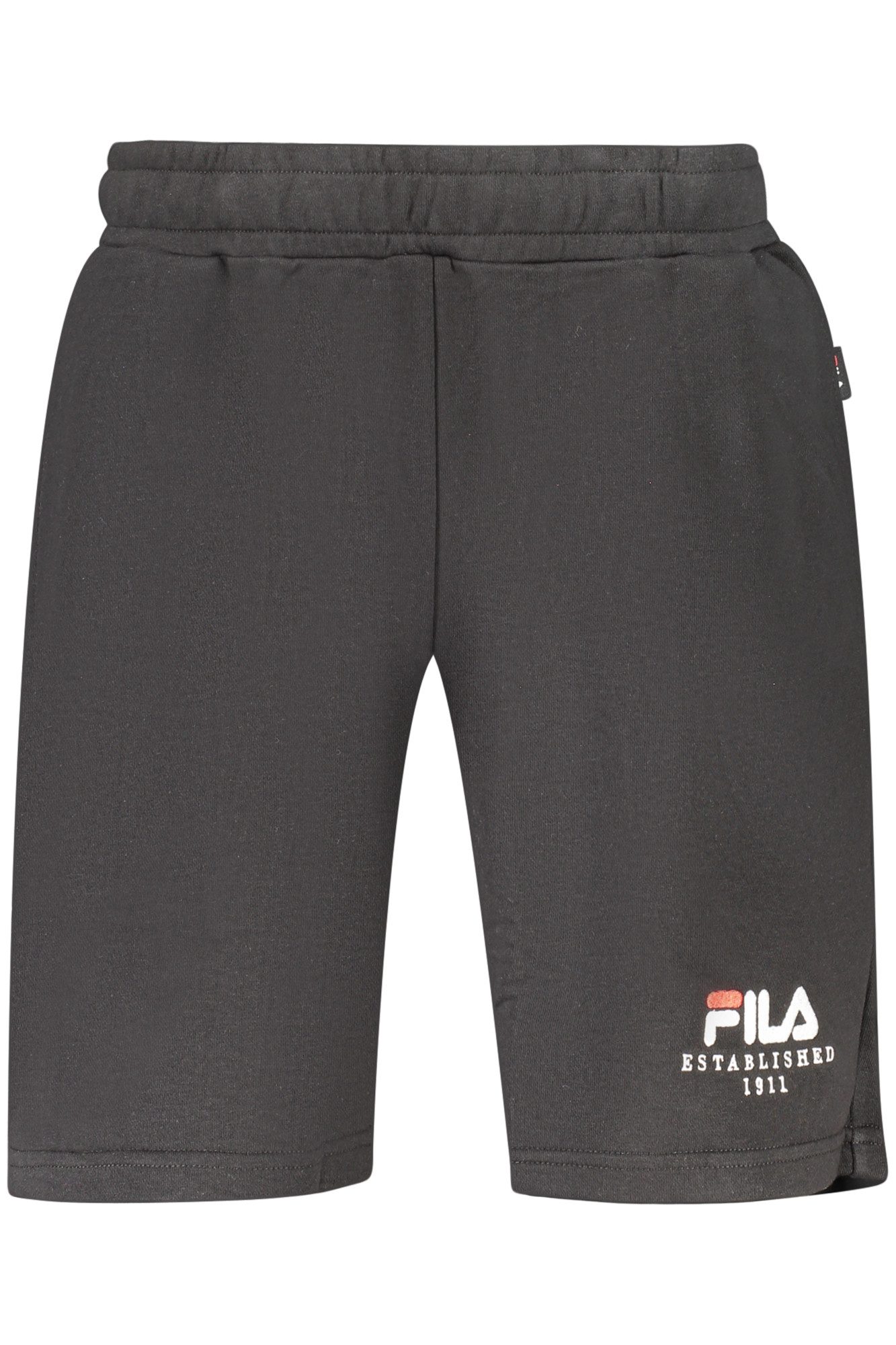 Fila 5-Pocket-Hose Kurze Herren-Trainingshose in Schwarz aus Bio-Baumwolle mit Taschen