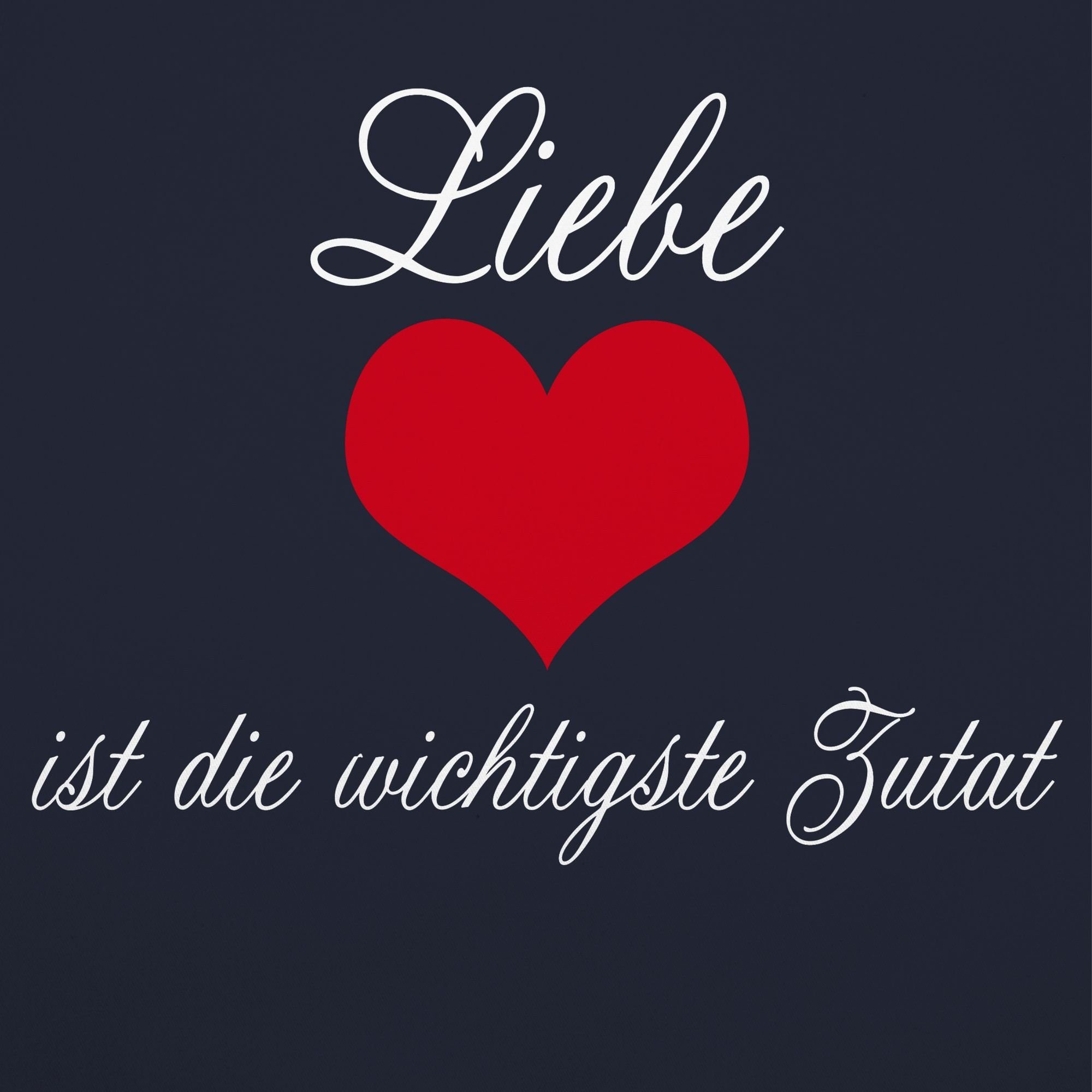 Shirtracer Kochschürze Liebe ist die wichtigste günstig online kaufen