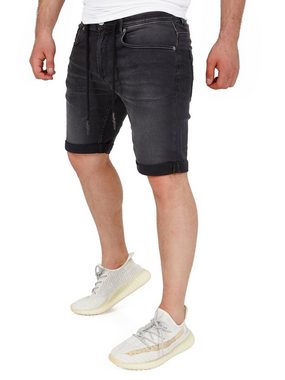 Yazubi Jeansshorts Henry lässige Sweatshorts mit Stretchanteil