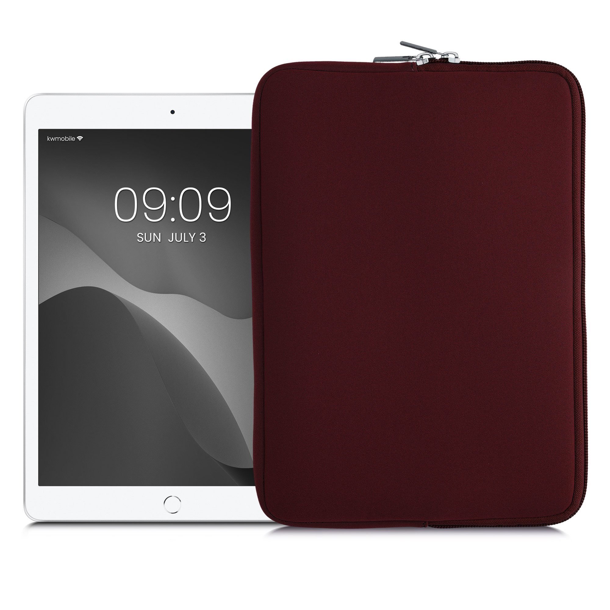 kwmobile Tablet-Hülle Tablet Hülle für 9,7"-11" Tablet, Universal Neopren  Tasche Cover Case - Schutzhülle Sleeve in Brombeere