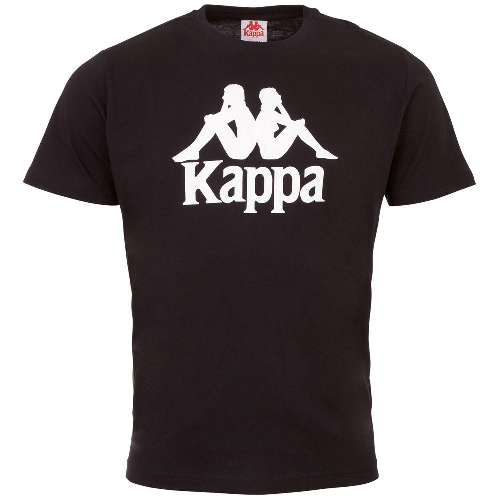 Logoprint caviar Kappa mit plakativem T-Shirt