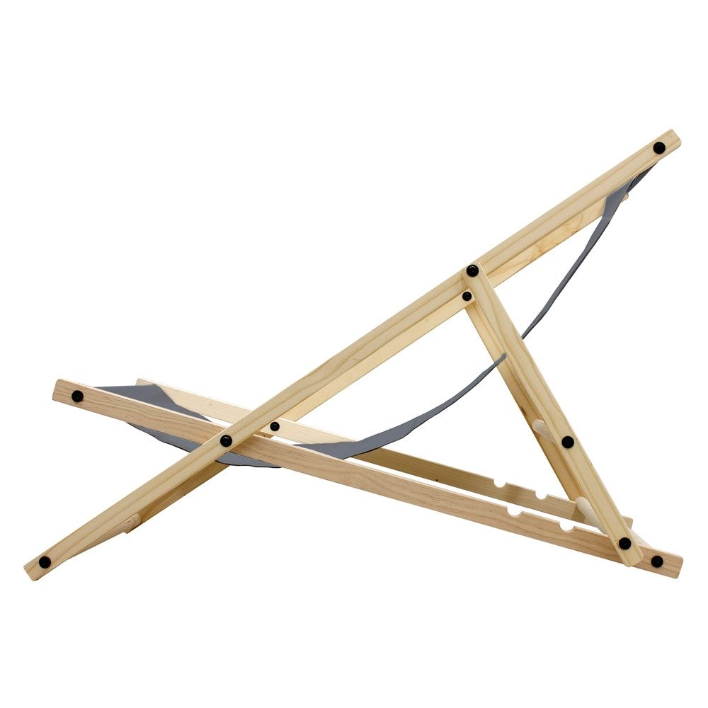 ECD Germany Gartenliege Holz Beachstuhl klappbarer günstig online kaufen