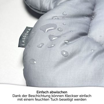 LaLoona Hochstuhlauflage Grau, Sitzverkleinerer für Hochstuhl Stokke Tripp Trapp - Baby Sitzpolster