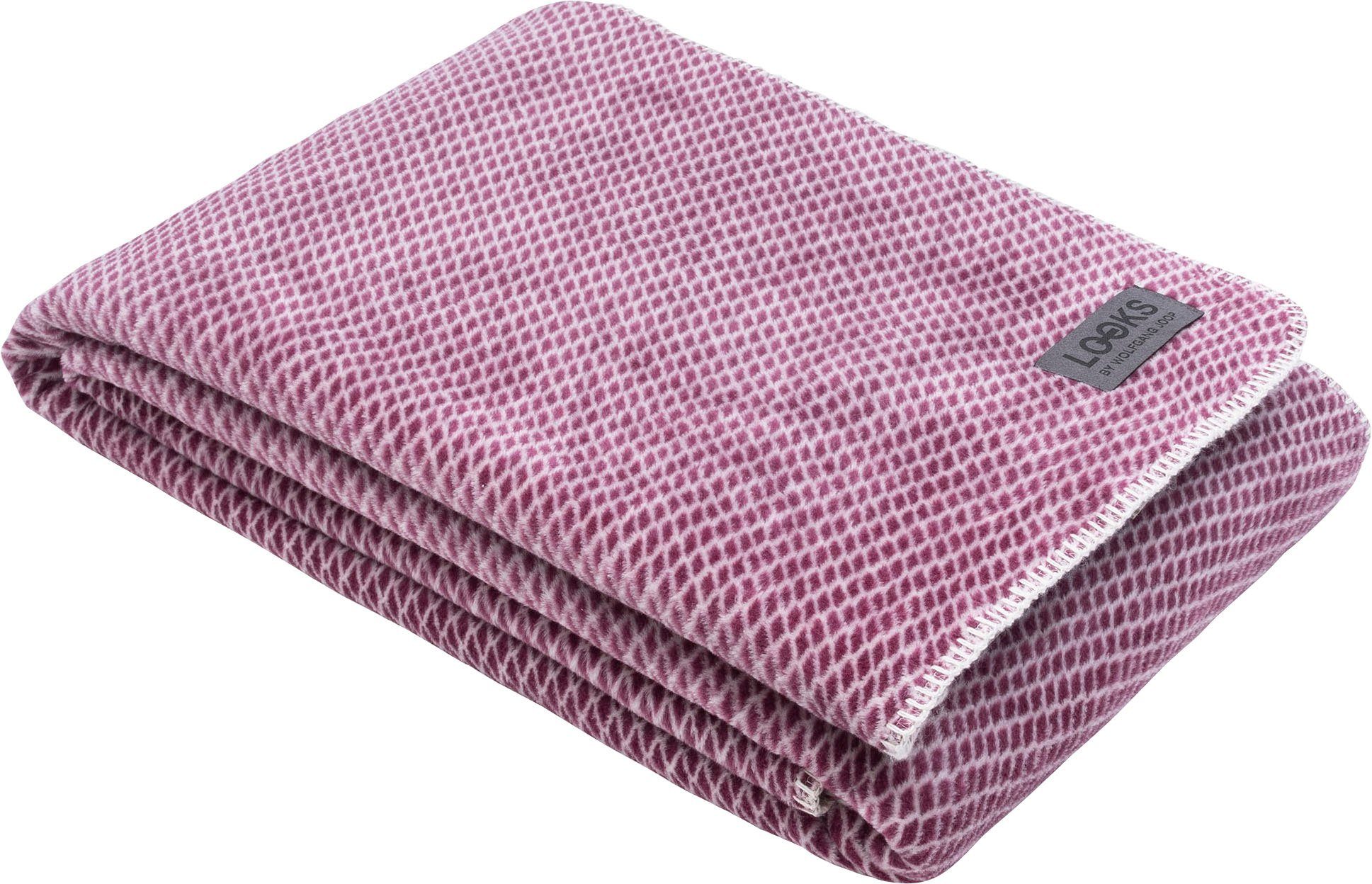 Wohndecke LOOKS, LOOKS by Wolfgang Joop, Rautenmuster, Kuscheldecke günstig online kaufen