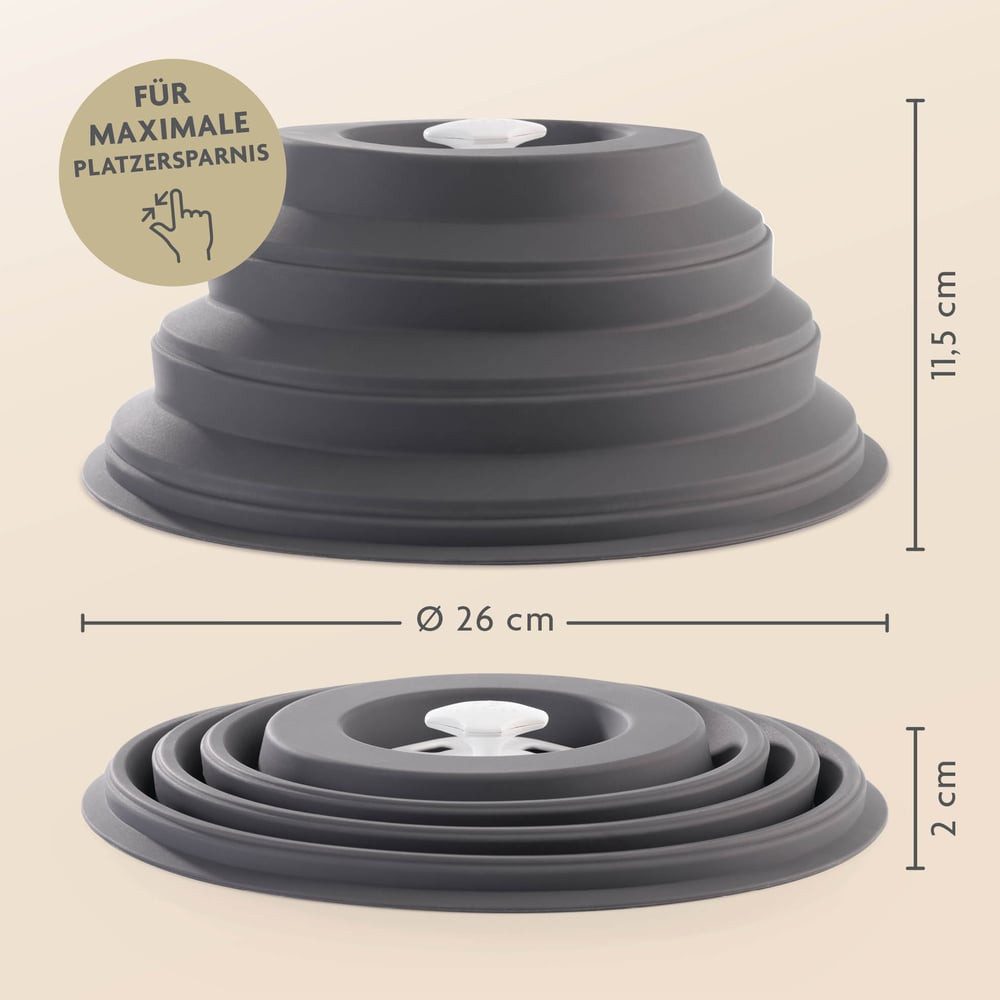 KITCHBO Abdeckhaube KitchBo Mikrowellenhaube Faltbar, KitchBo Mikrowellenhaube Faltbar