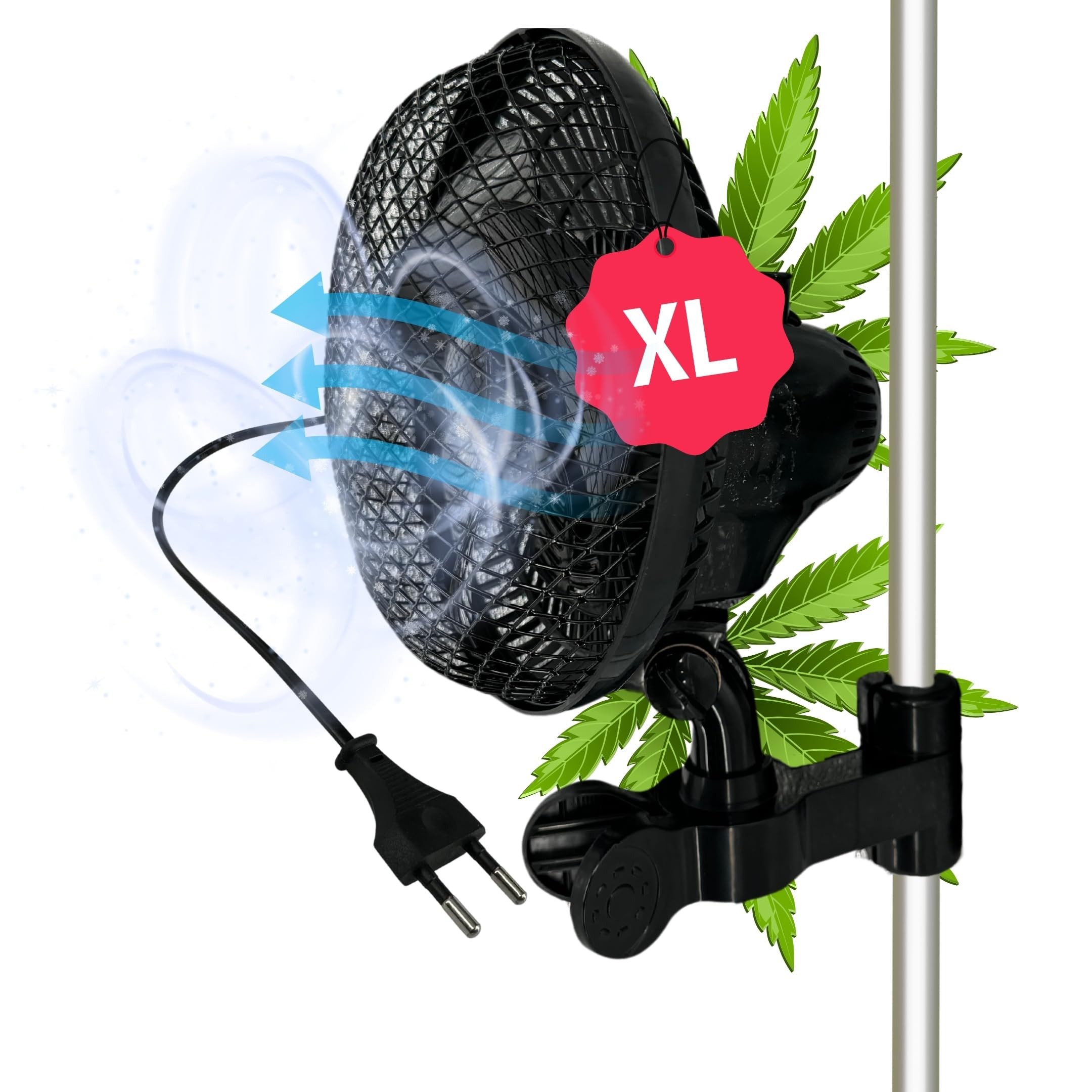 TronicXL Wandventilator Clip Ventilator oszillierend für günstig online kaufen