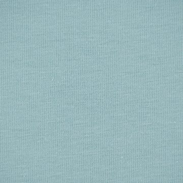 SCHÖNER LEBEN. Stoff Baumwolljersey Organic Bio Jersey einfarbig aqua blau 1,5m Breite, allergikergeeignet
