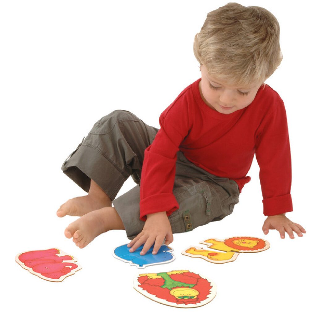 GALT Puzzle Puzzle für Kinder - Tiere im Dschungel 2., Puzzleteile