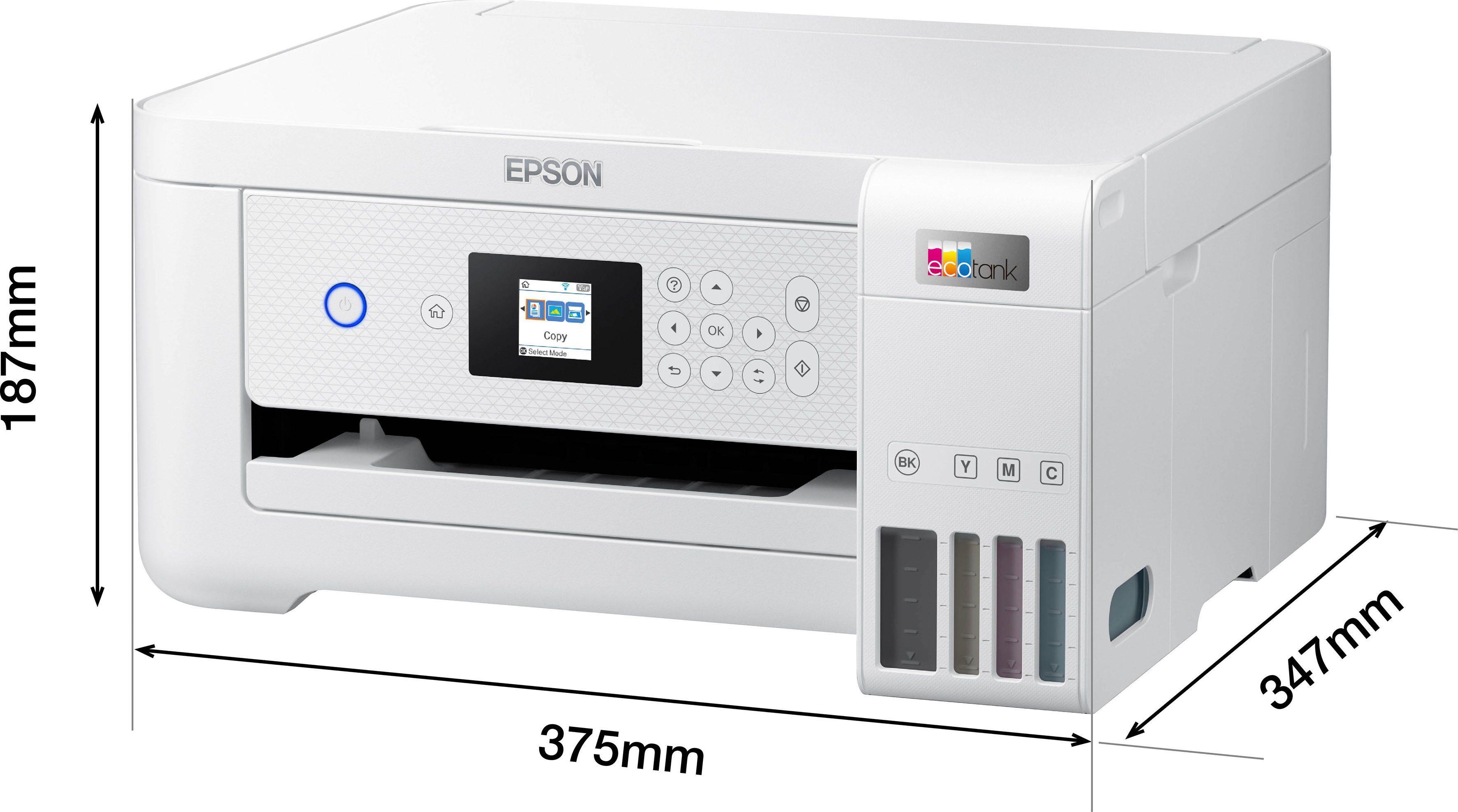 Epson EcoTank ET-2856 Wi-Fi Tintenstrahldrucker, Direct) (Wi-Fi), (WLAN