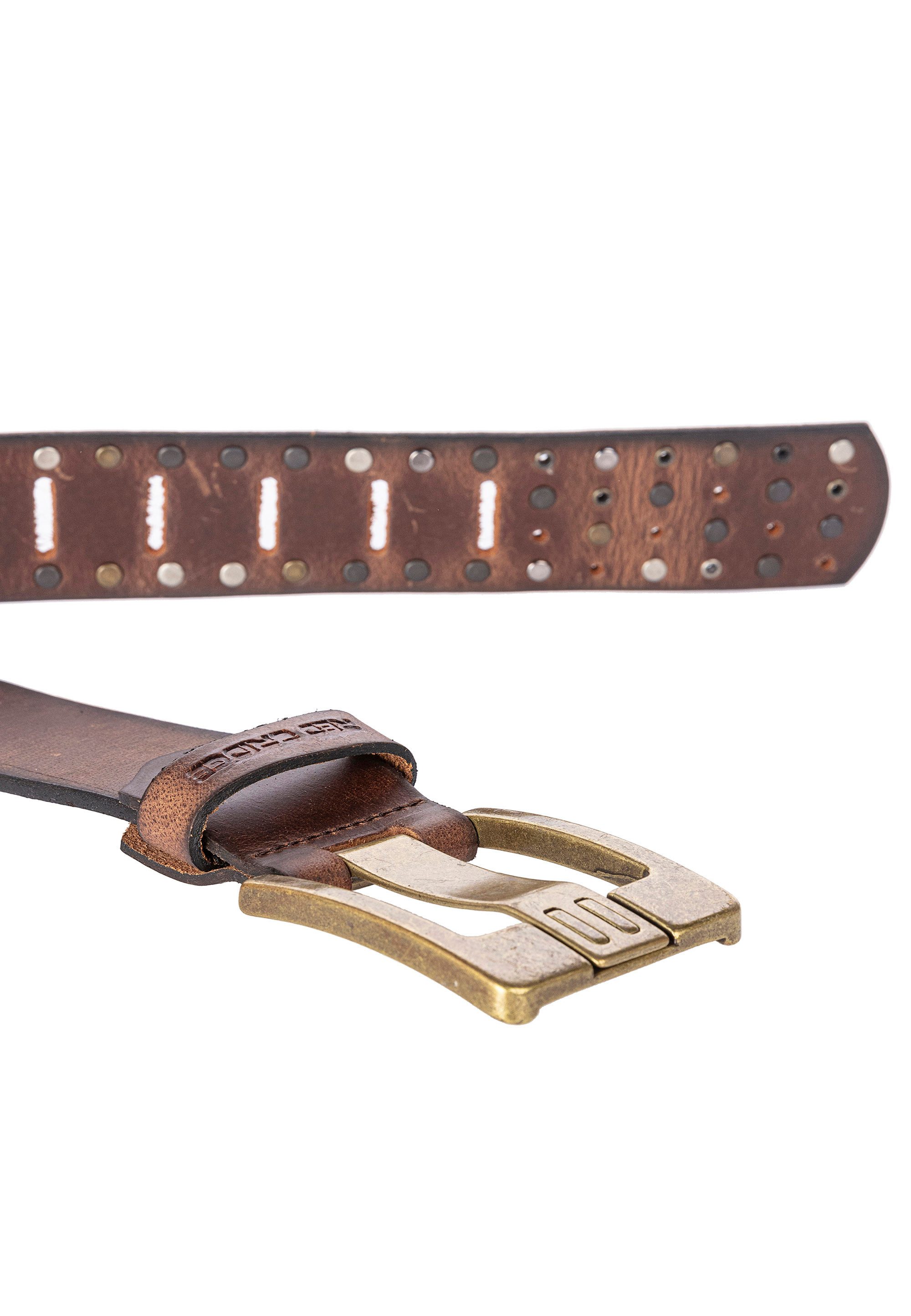 RedBridge Ledergürtel mit Nieten-Design – Rockiger Look für individuelle St günstig online kaufen