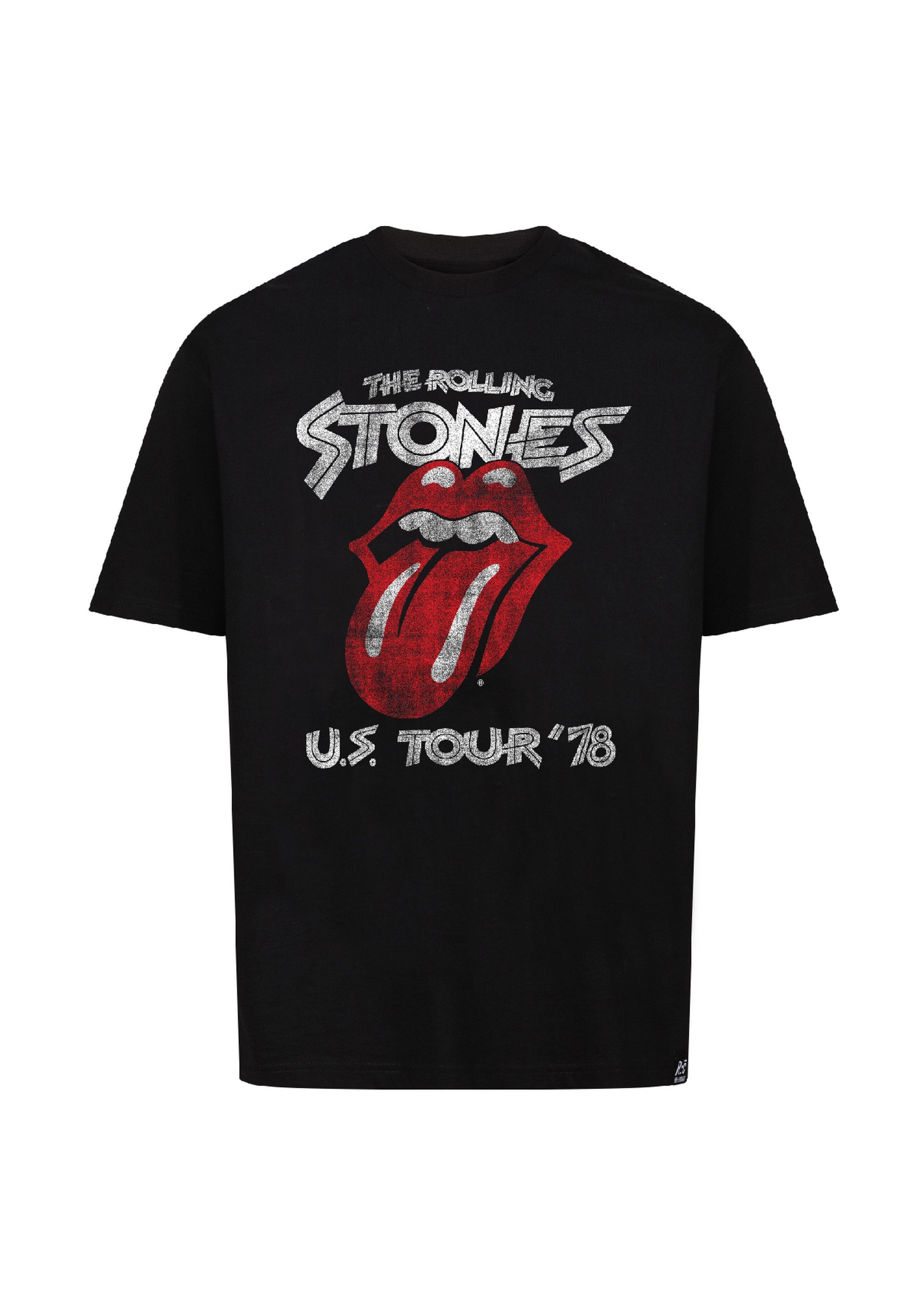 Recovered T-Shirt The Rolling Stones 76 Tour mit coolem Stones-Print