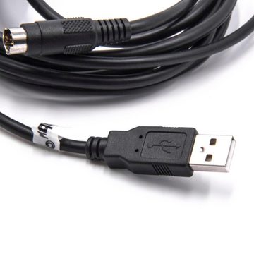 vhbw passend für Allen Bradley MicroLogix 1000, 1200, 1400, 1100, 1500 USB-Kabel