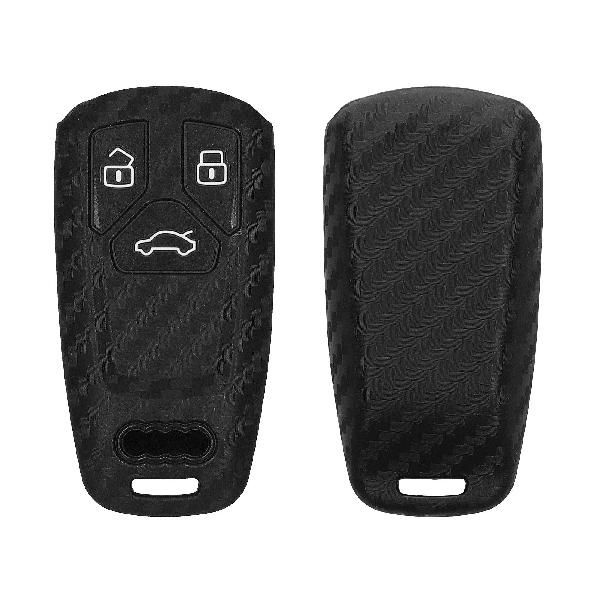kwmobile Schlüsseltasche Autoschlüssel Hülle für Audi (1-tlg), Schlüsselhülle Schlüssel Case Cover von kwmobile