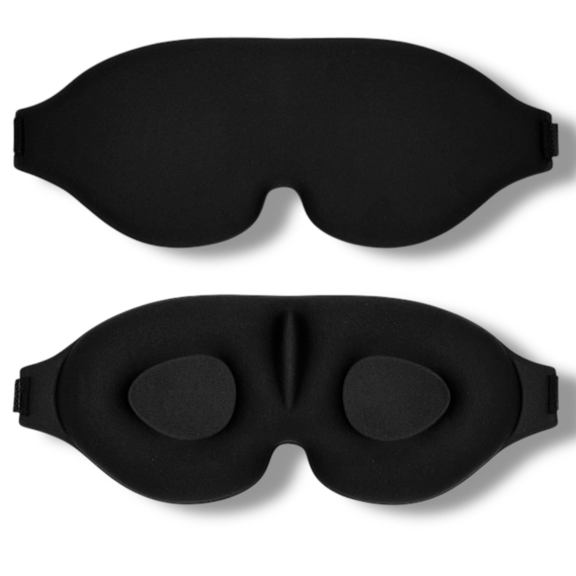 ZUKUNFTSENKEL Schlafmaske 3D Schlafmaske für Damen & Herren – 100% Lichtblocker, Ideal für Reisen, Schlaf & Meditation, Augenfreiraum, verstellbar & weich