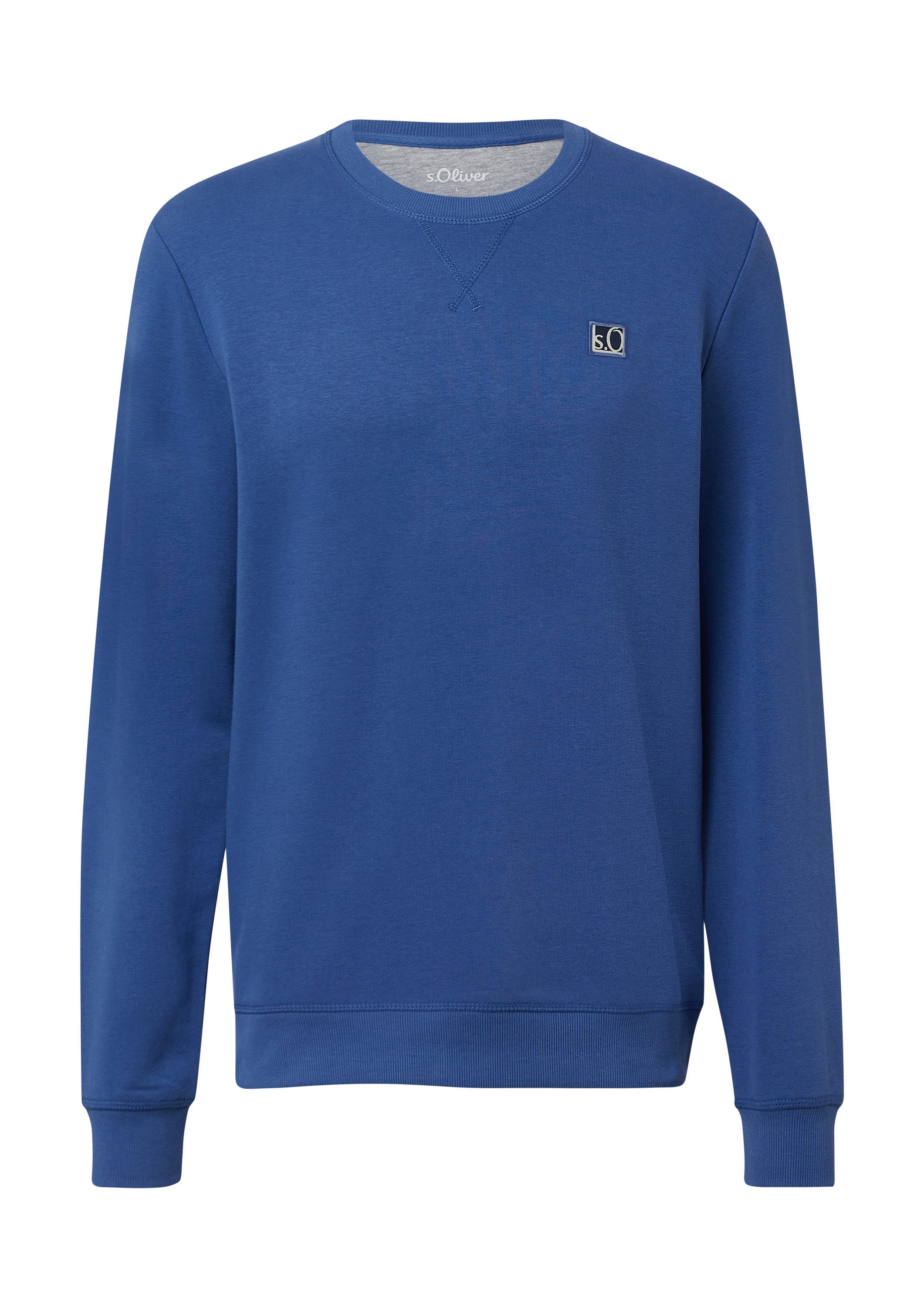 s.Oliver Sweatshirt Sweatshirt Sweatshirt aus Baumwollmix mit Crew Neck günstig online kaufen