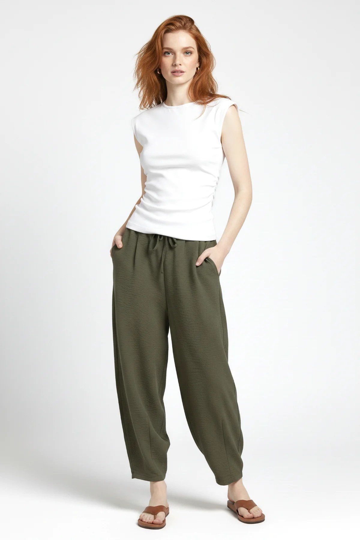 No Matter What Bequeme Jeans Gewebte Harem-Hosen