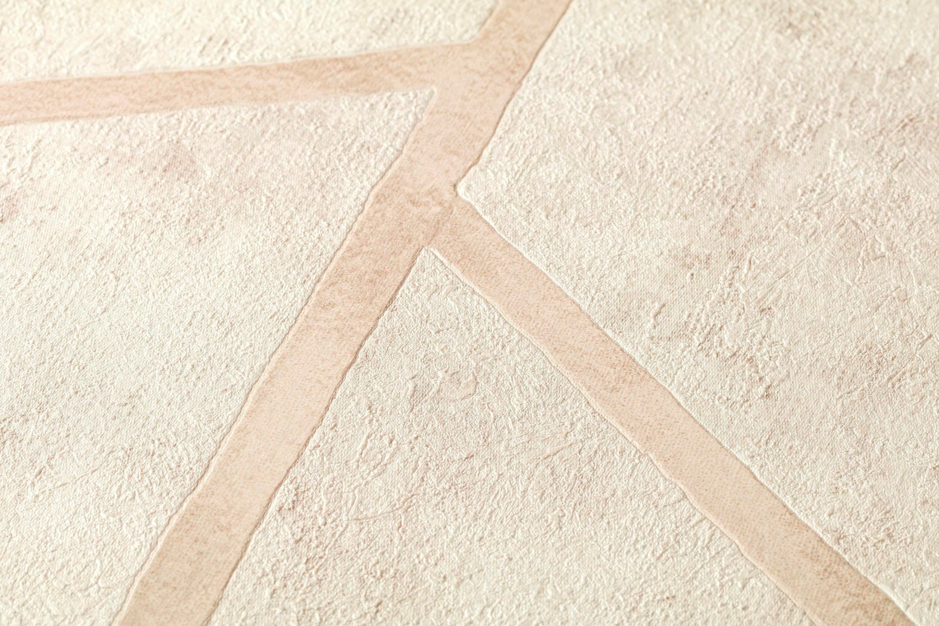 A.S. Création walls Francesca Stories geometrisch, Metallic Grafik Vliestapete beige/taupe Tapete living grafisch, Milano grafisch, Metropolitan Geometrisch