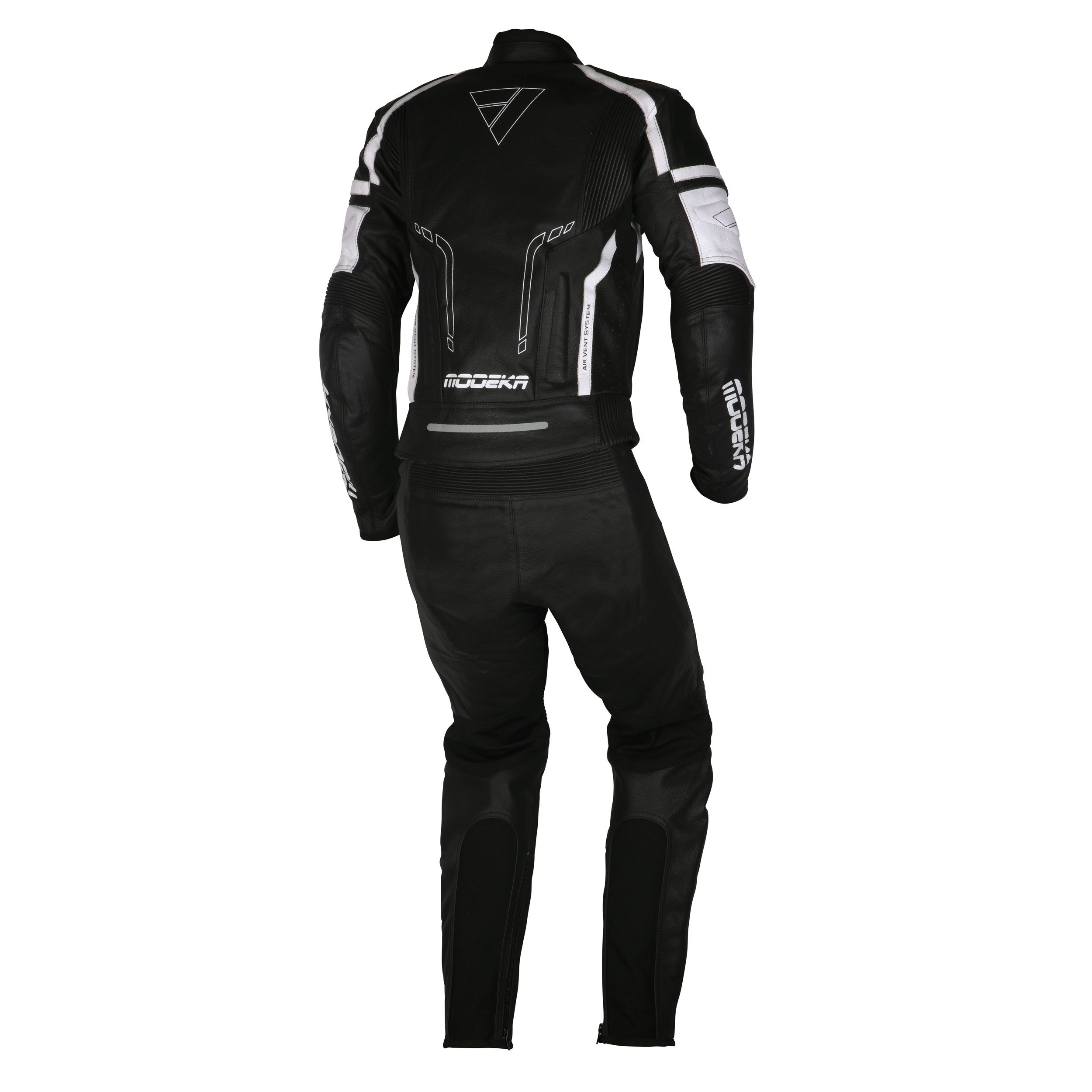Modeka Motorradkombi Modeka Lederkombi Herren 2-tlg. Chaser II schwarz-weiß