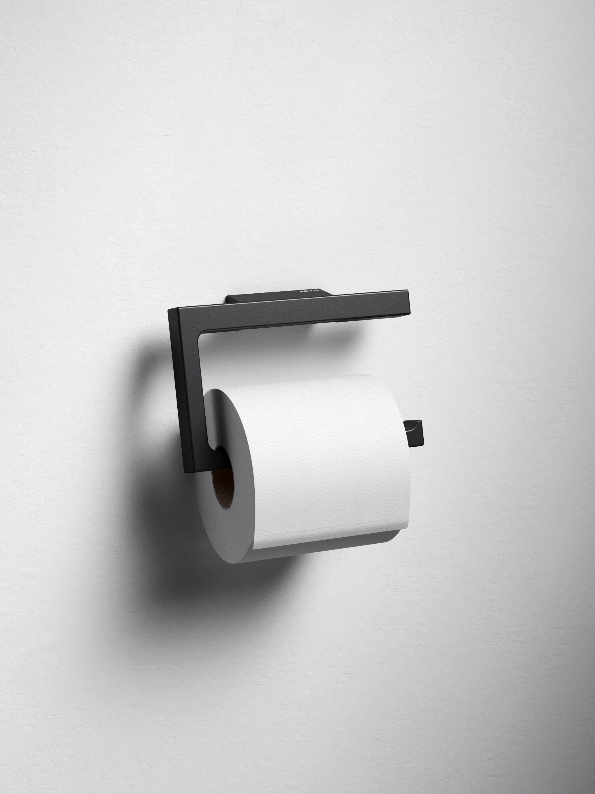 Keuco Toilettenpapierhalter Edition 11, aus Metall, schwarz-matt, offene Fo günstig online kaufen