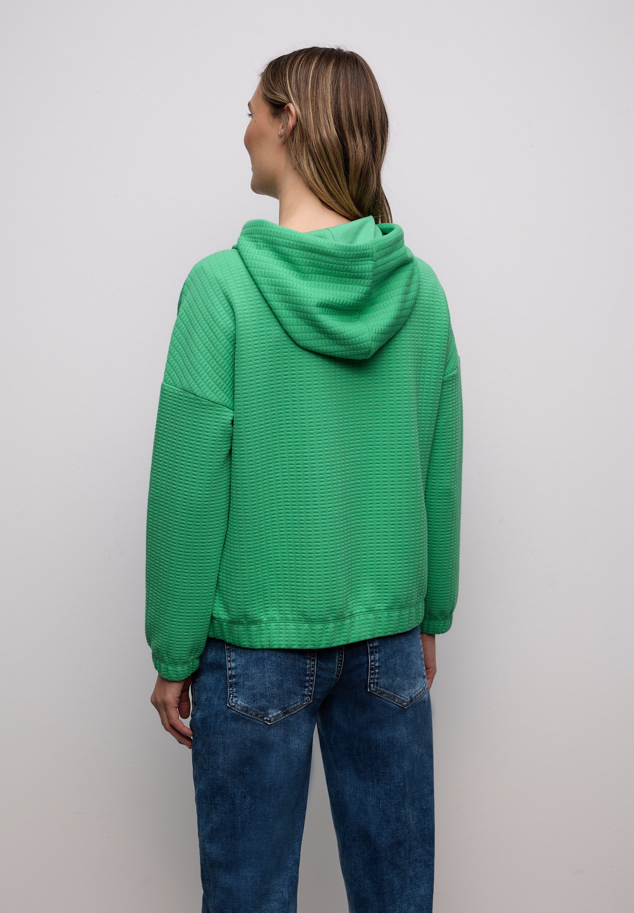 STREET ONE Langarmshirt mit Struktur