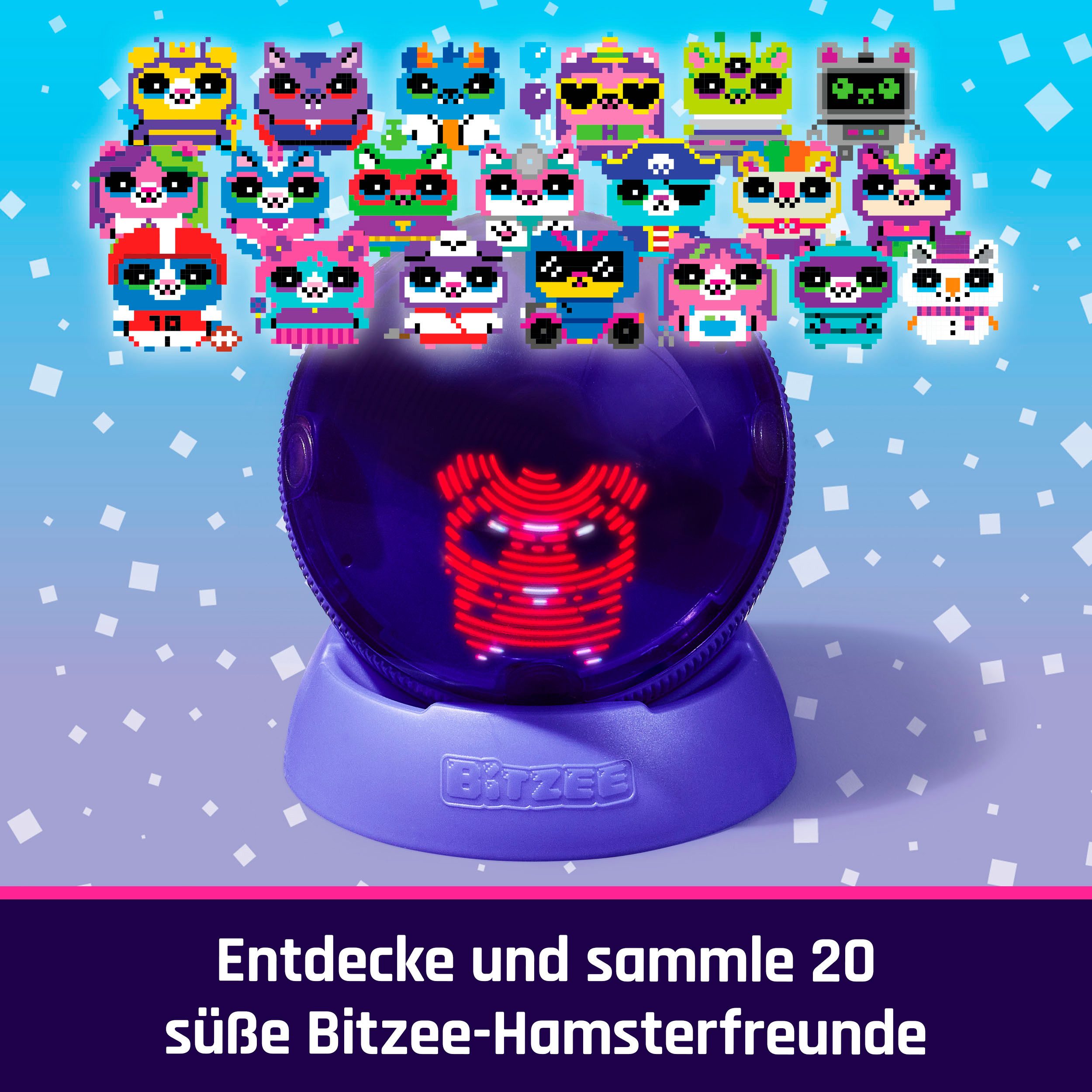 Spin Master Spielfigur Bitzee Hamsterball - Digitales interaktives Spielzeug