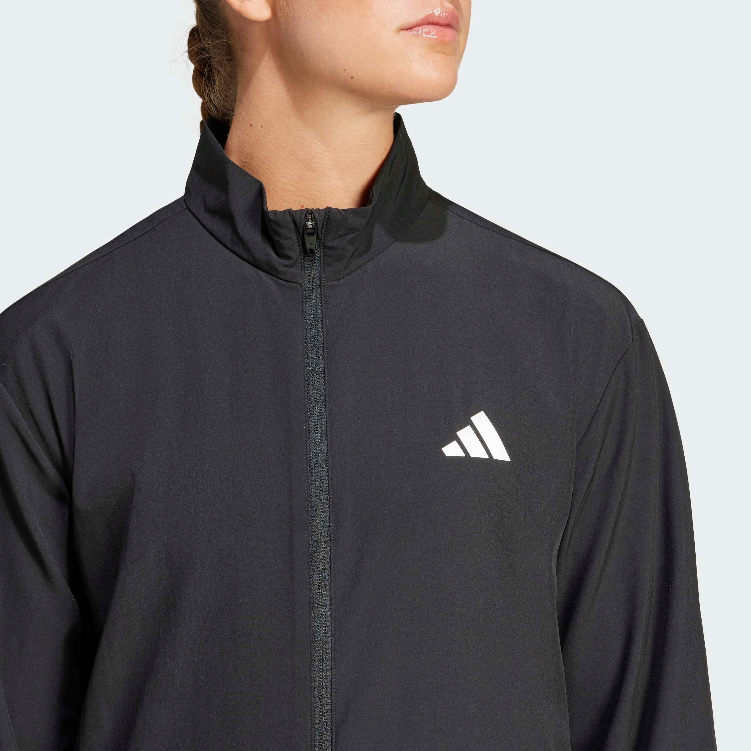 adidas Performance Trainingsjacke TRAIN ESSENTIALS 3-STREIFEN WOVEN WARM-UP mit Elasthan-Anteil, leichtes Tragegefühl