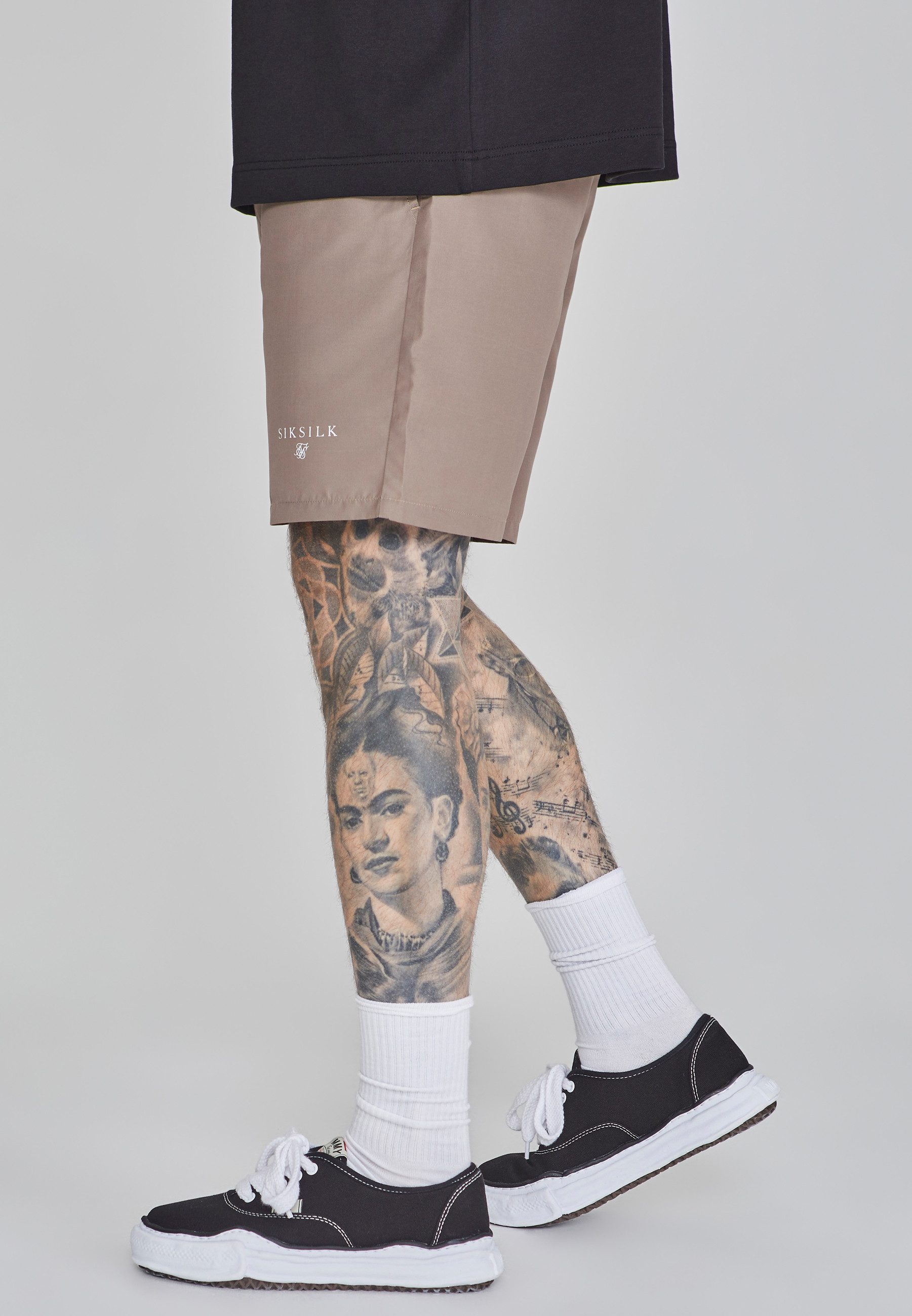 Siksilk Badeshorts SikSilk Herren Braune Badeshorts
