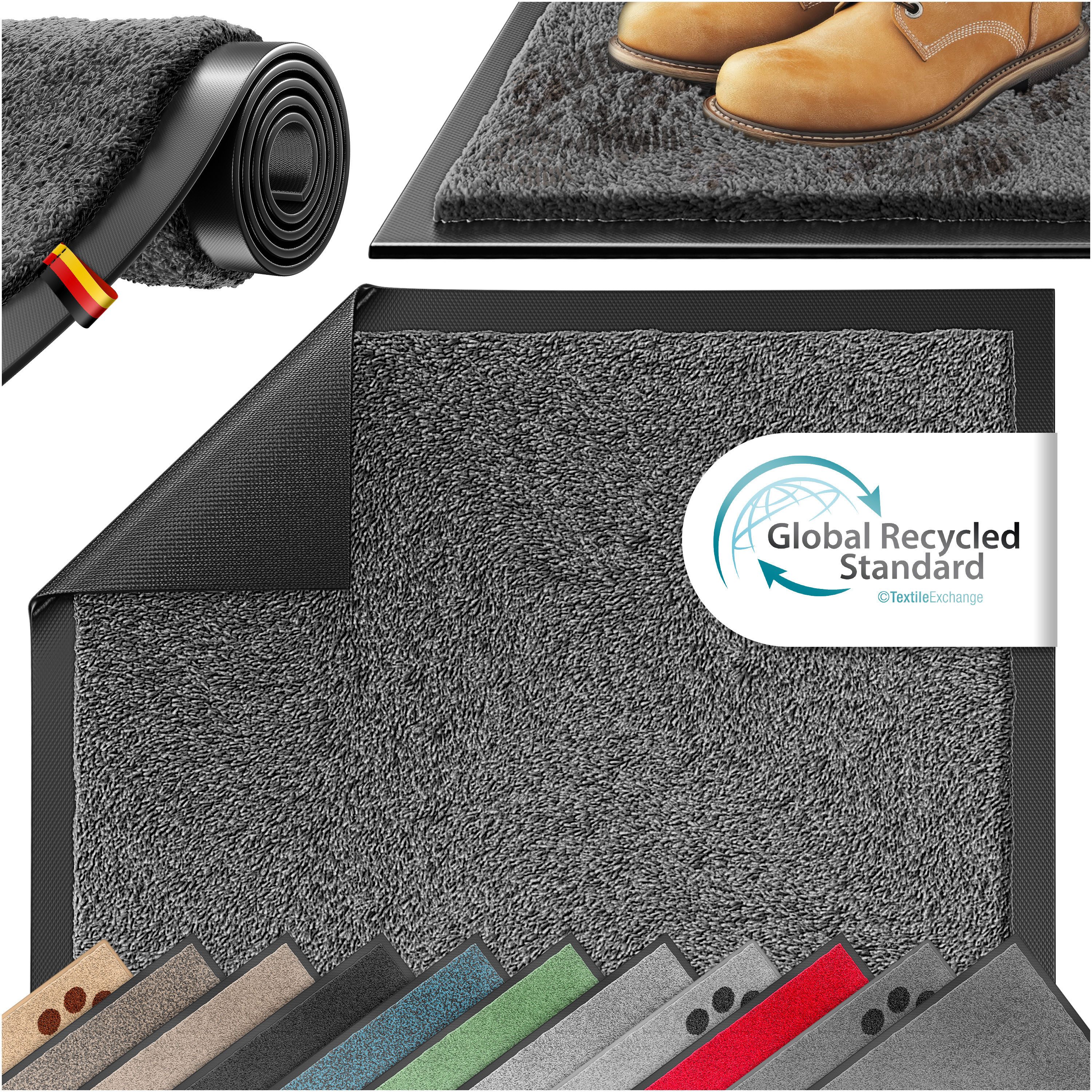 KESSER Fußmatte Schmutzfangmatte rutschfest für Innen- & Außenbereich, Höhe günstig online kaufen