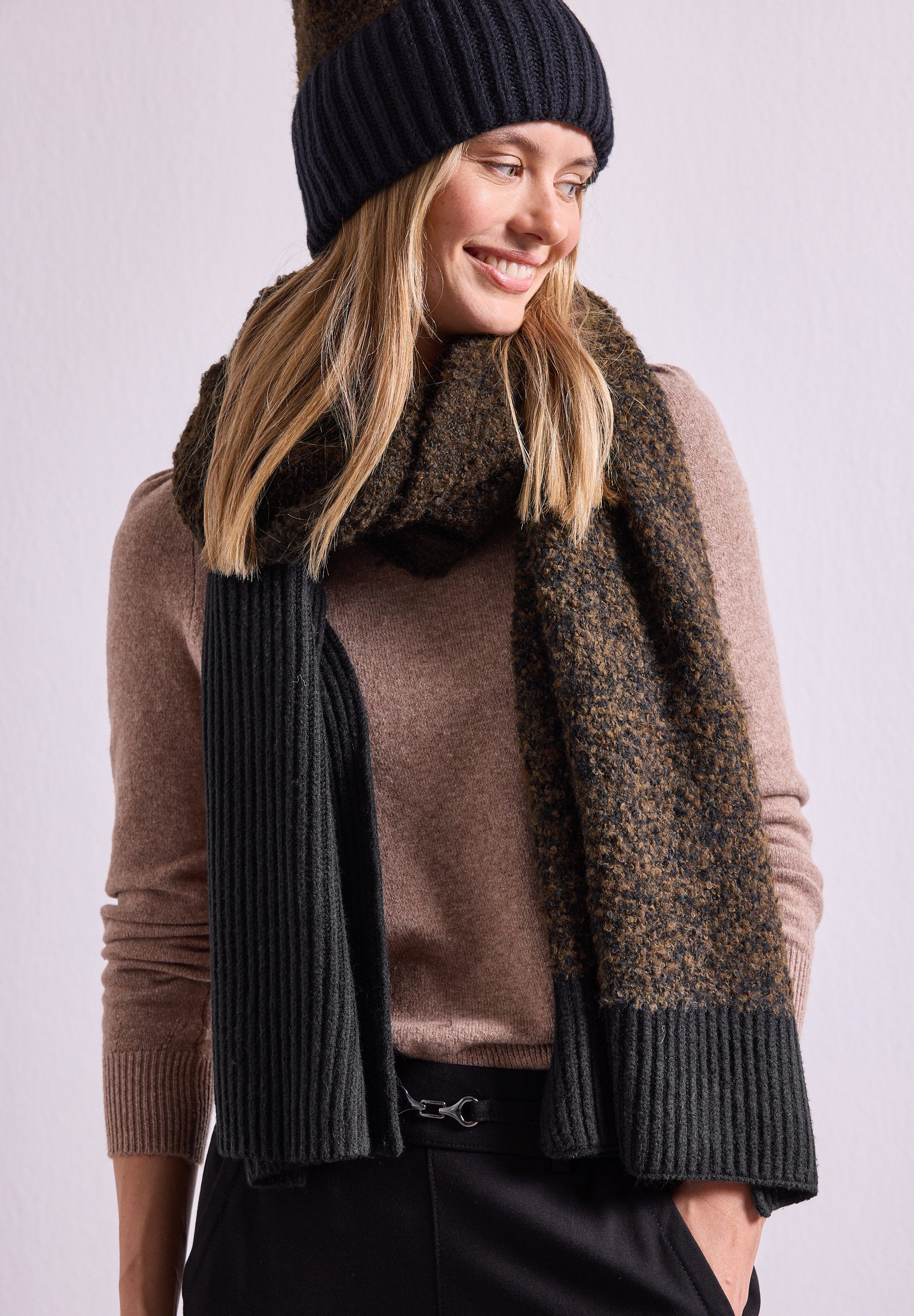 STREET ONE Schal, aus softem Materialmix