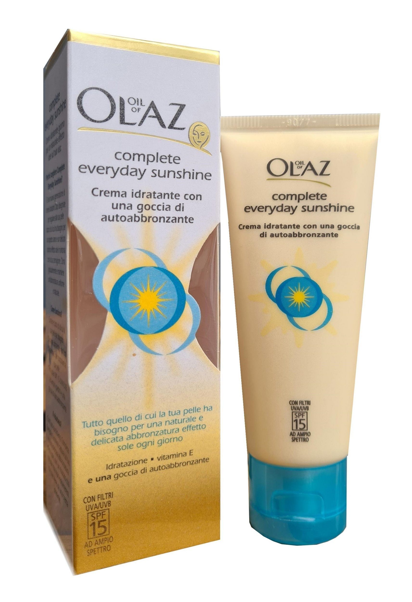 OLAZ Selbstbräunungscreme Total Complete Everyday Sunshine 40ml Gesicht Selbstbräunungscreme, 40ml - 3erPack