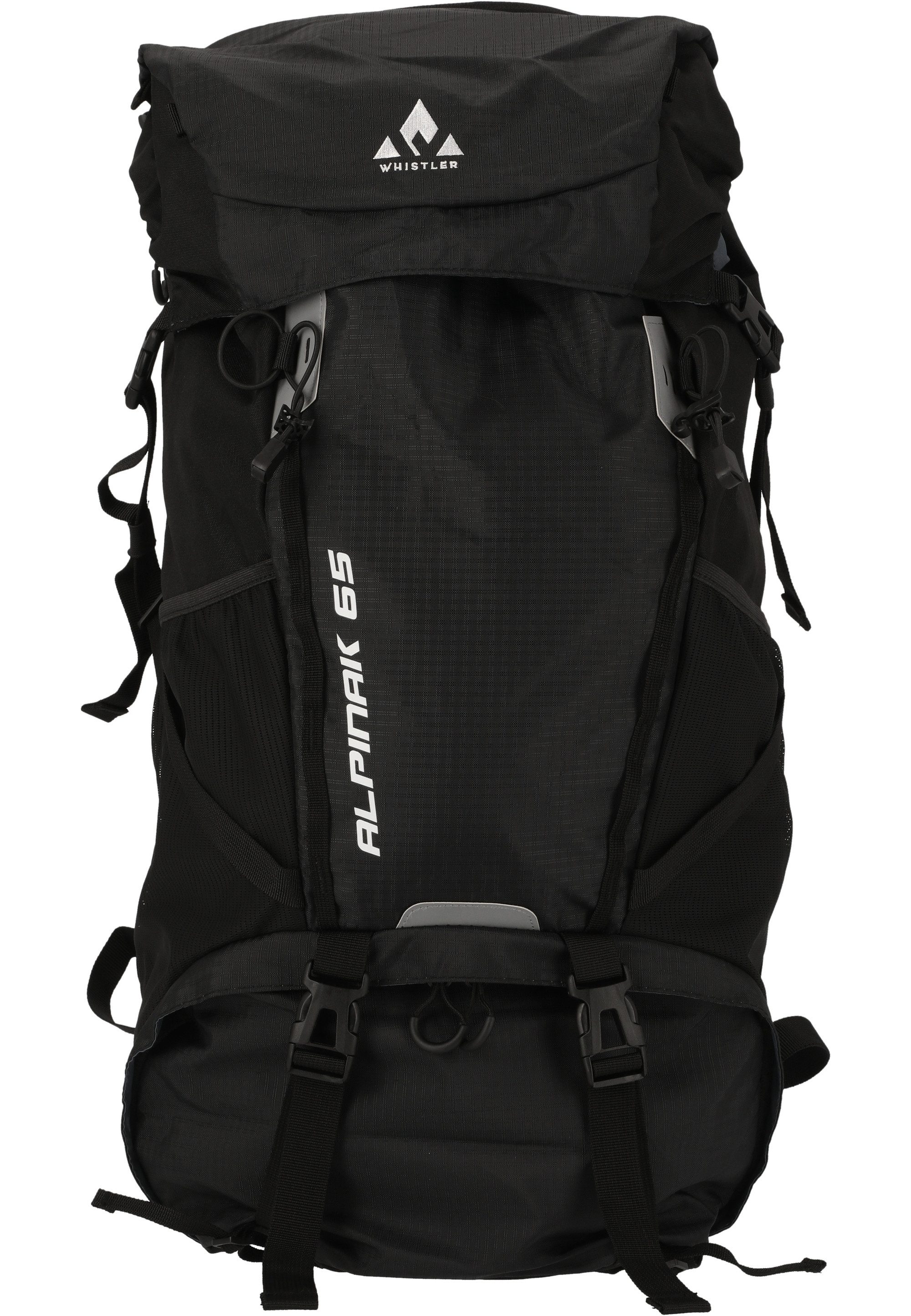 WHISTLER Wanderrucksack Alpinak, mit geräumigem Innenfach schwarz