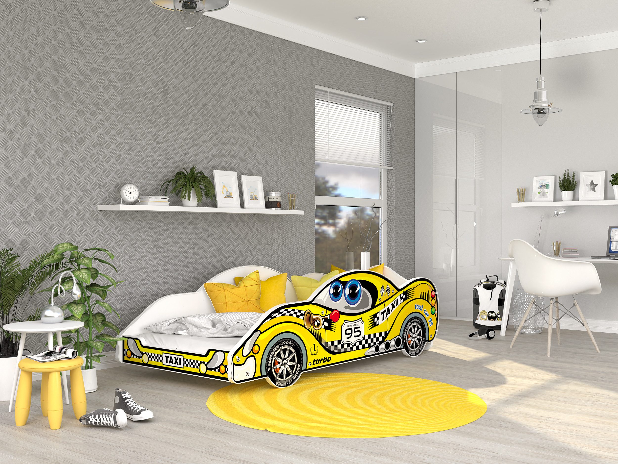 AJKmeble Autobett Kinderbett Jugendbett 90x180cm Gamerbett günstig online kaufen